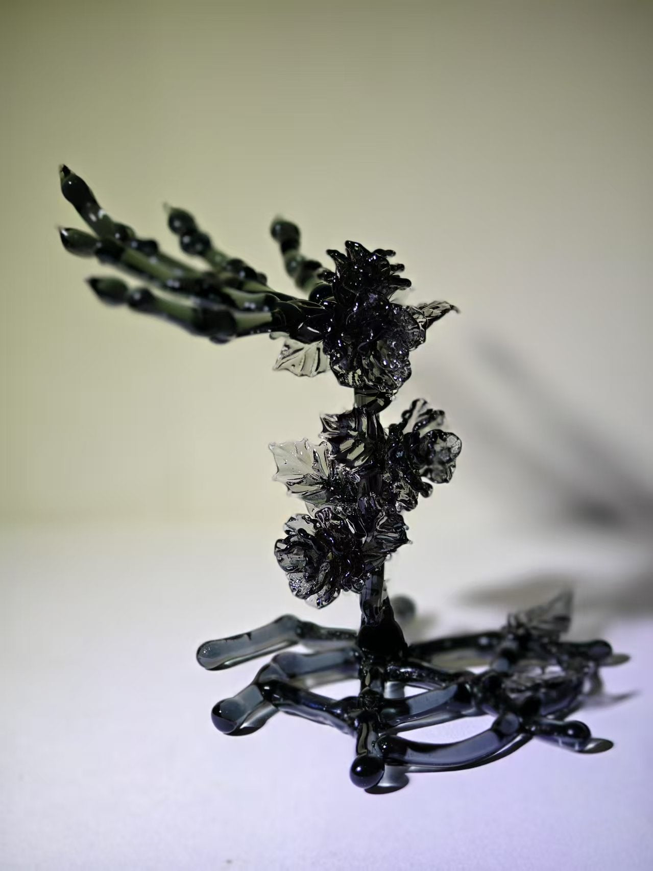 Luck Alight | Colored Glaze Art Ornaments (hand bone flower)