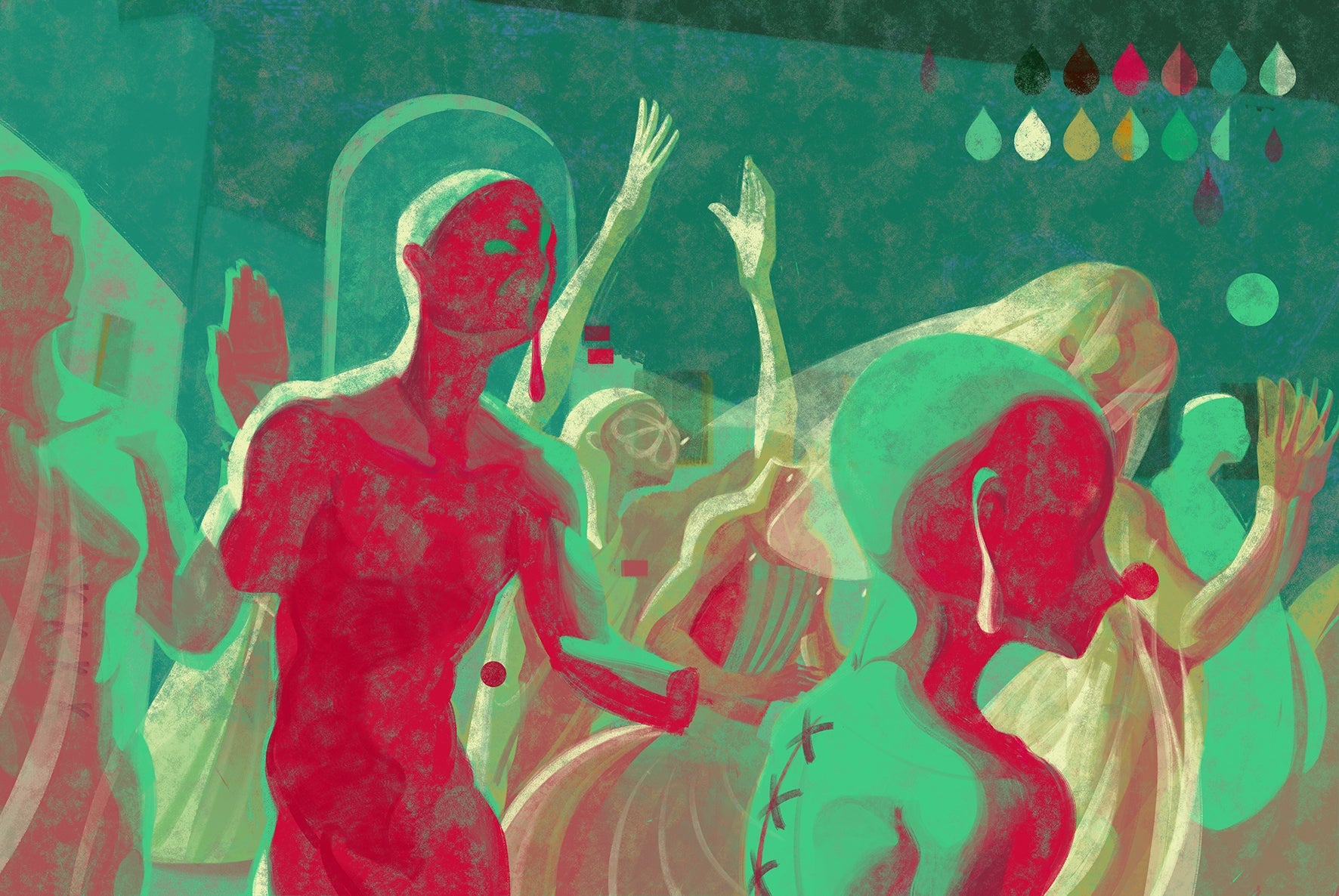 Original Art Postcard – Pilgrimage Series No.2