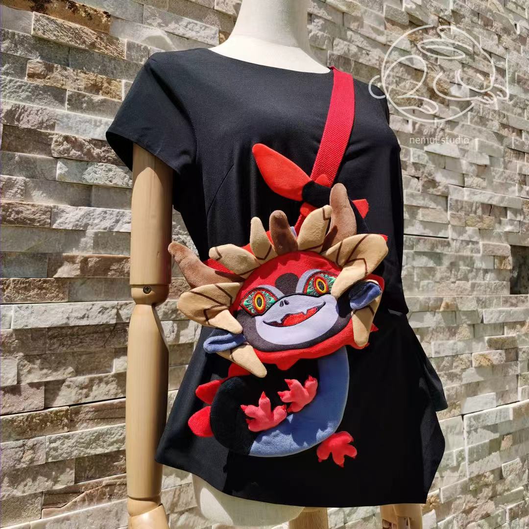 White Dragon/Black Dragon Canvas Bag