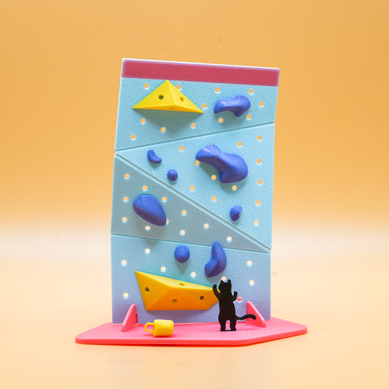 DIY Black Cat Mini Rock Climbing Wall Kit