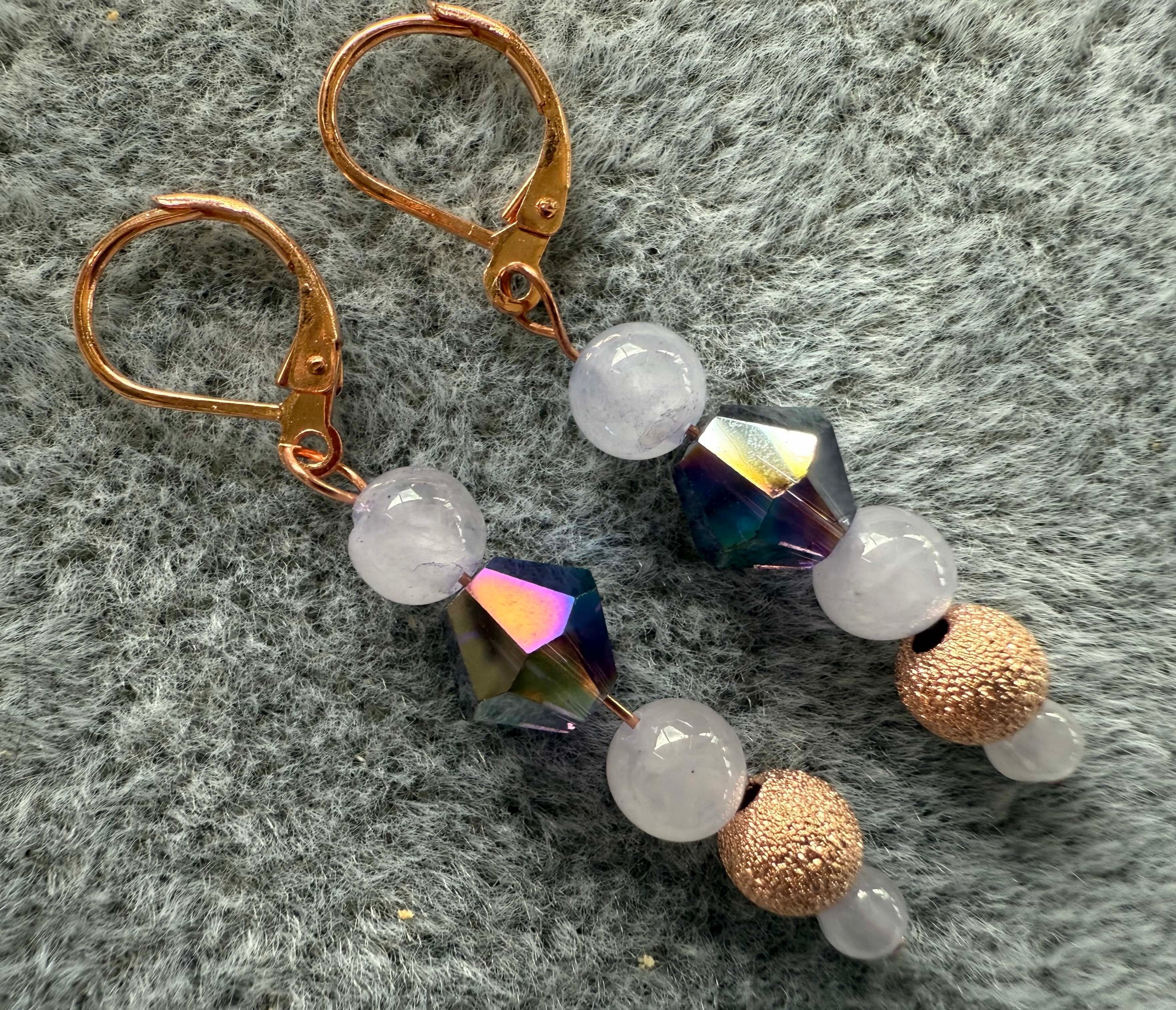 102  Amethyst Pendant and Earrings