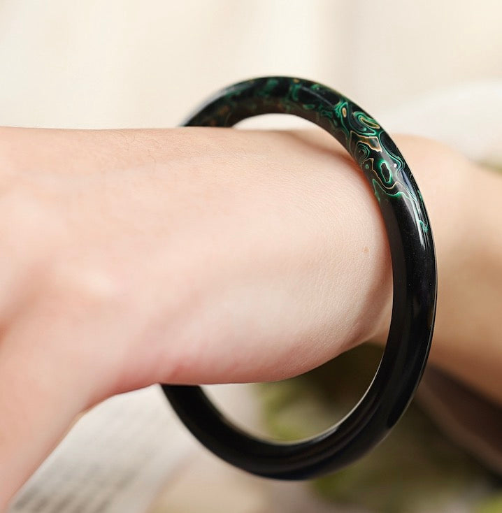 Thousand-layered Lacquer Handmade | Rhino Leather Lacquer Bracelet Series