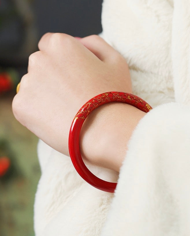 Thousand-layered Lacquer Handmade | Rhino Leather Lacquer Bracelet Series