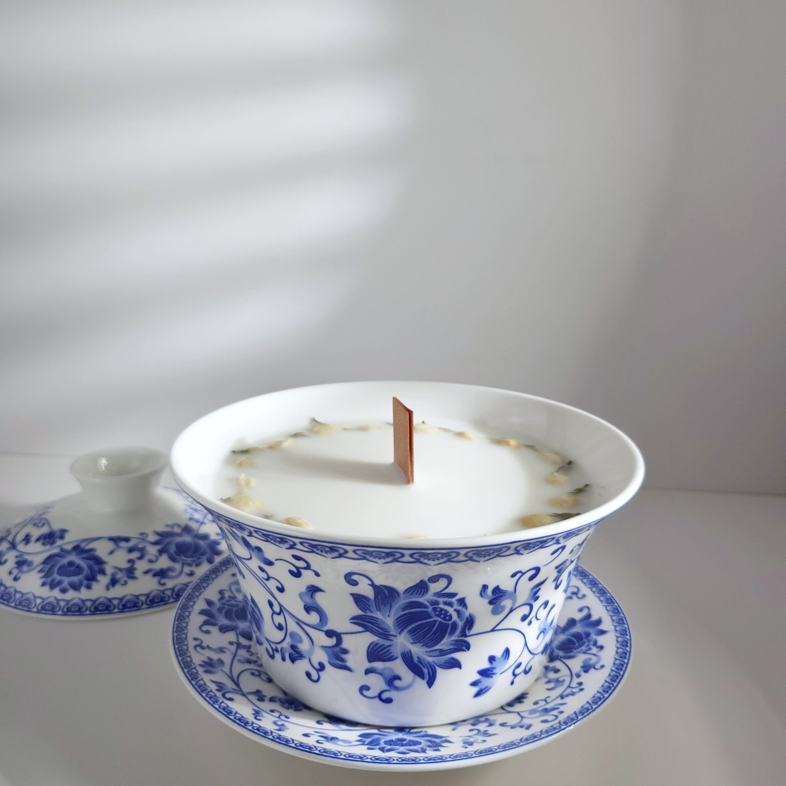 Kung Fu Tea Cup Set Candle | Jasmine Tea Candle