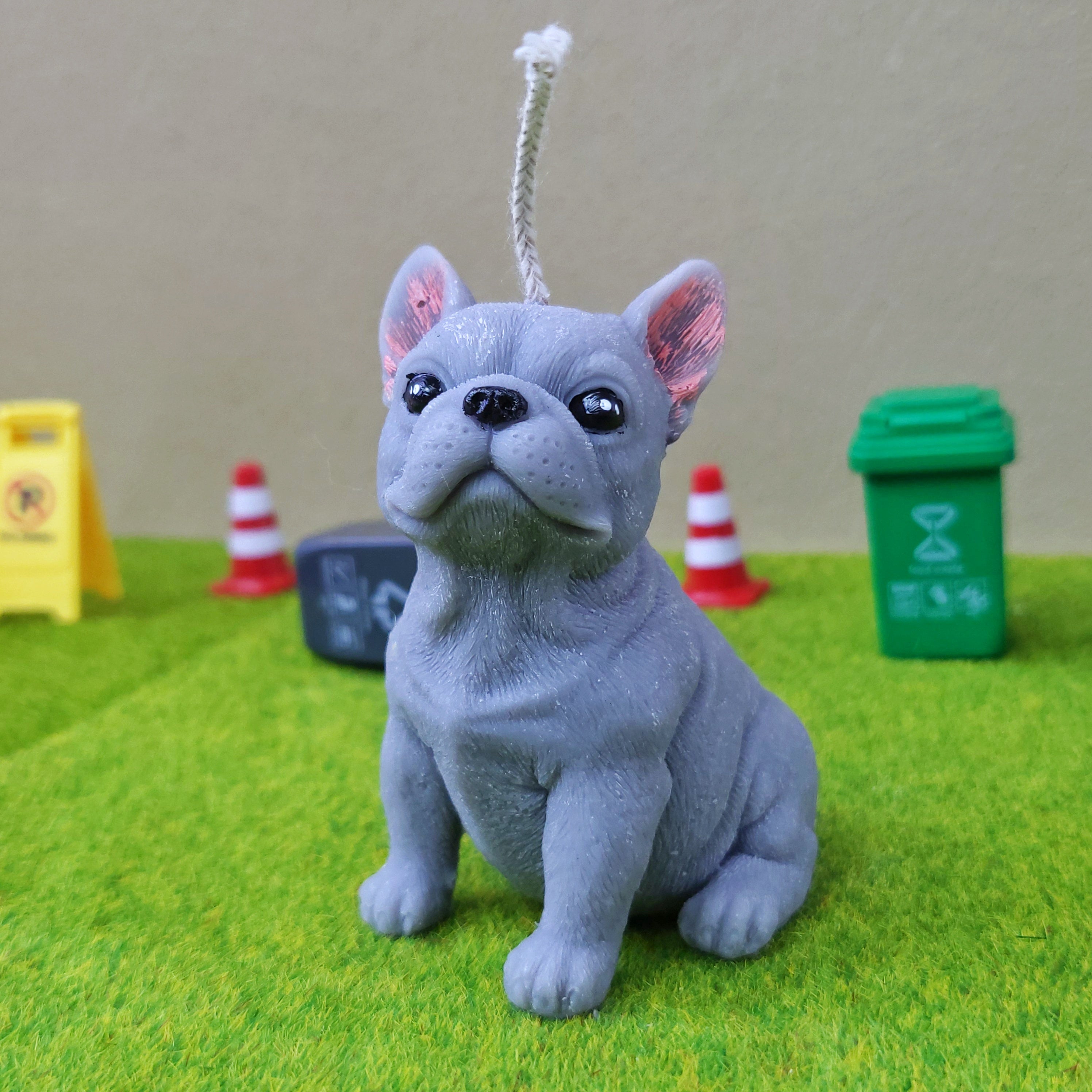 French Bulldog Candle