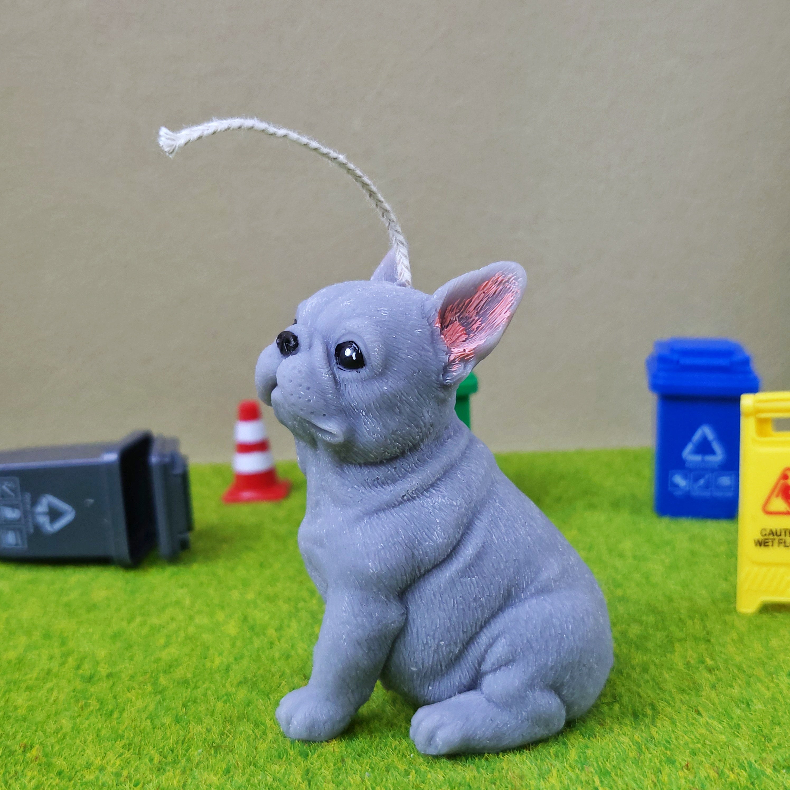 French Bulldog Candle