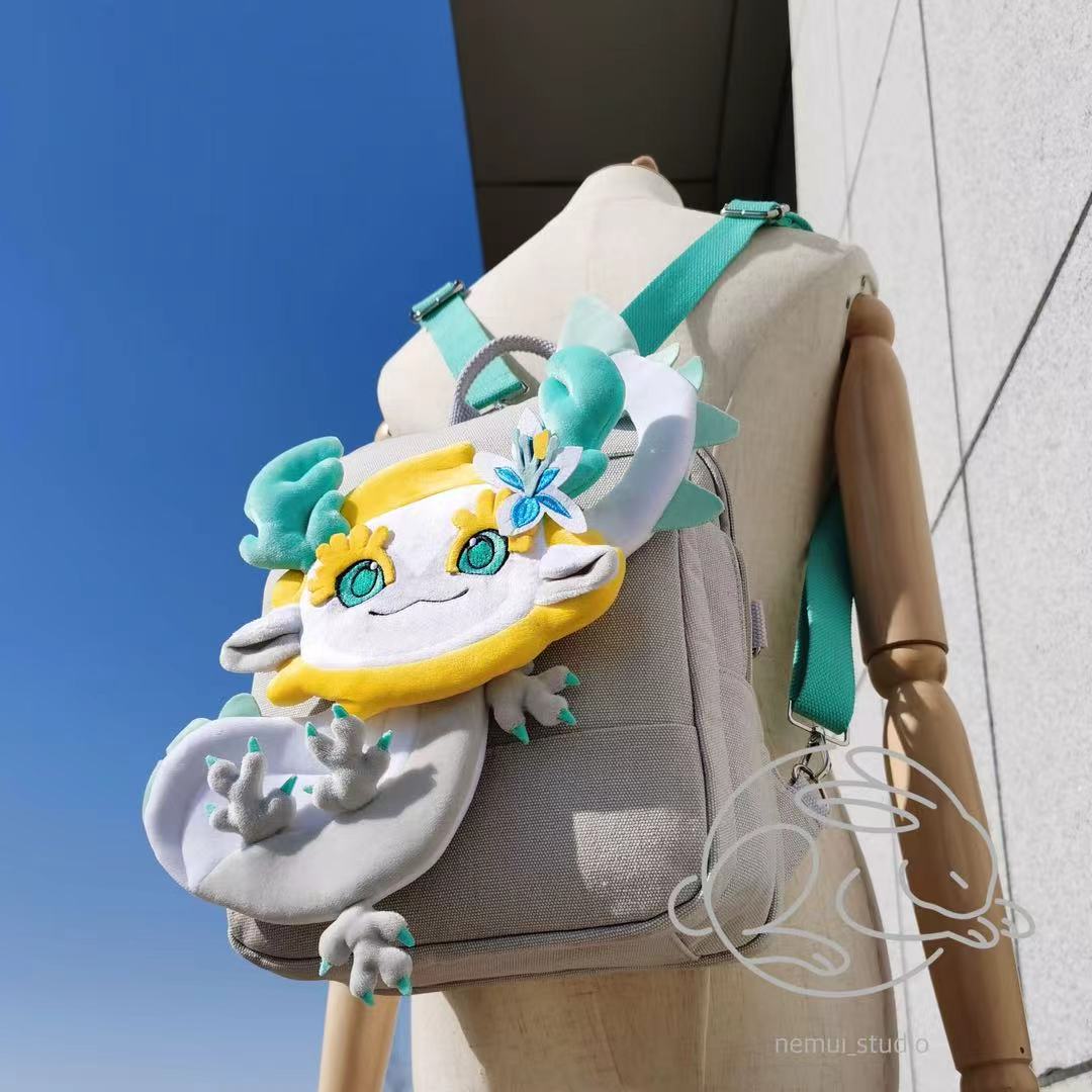 White Dragon/Black Dragon Canvas Bag