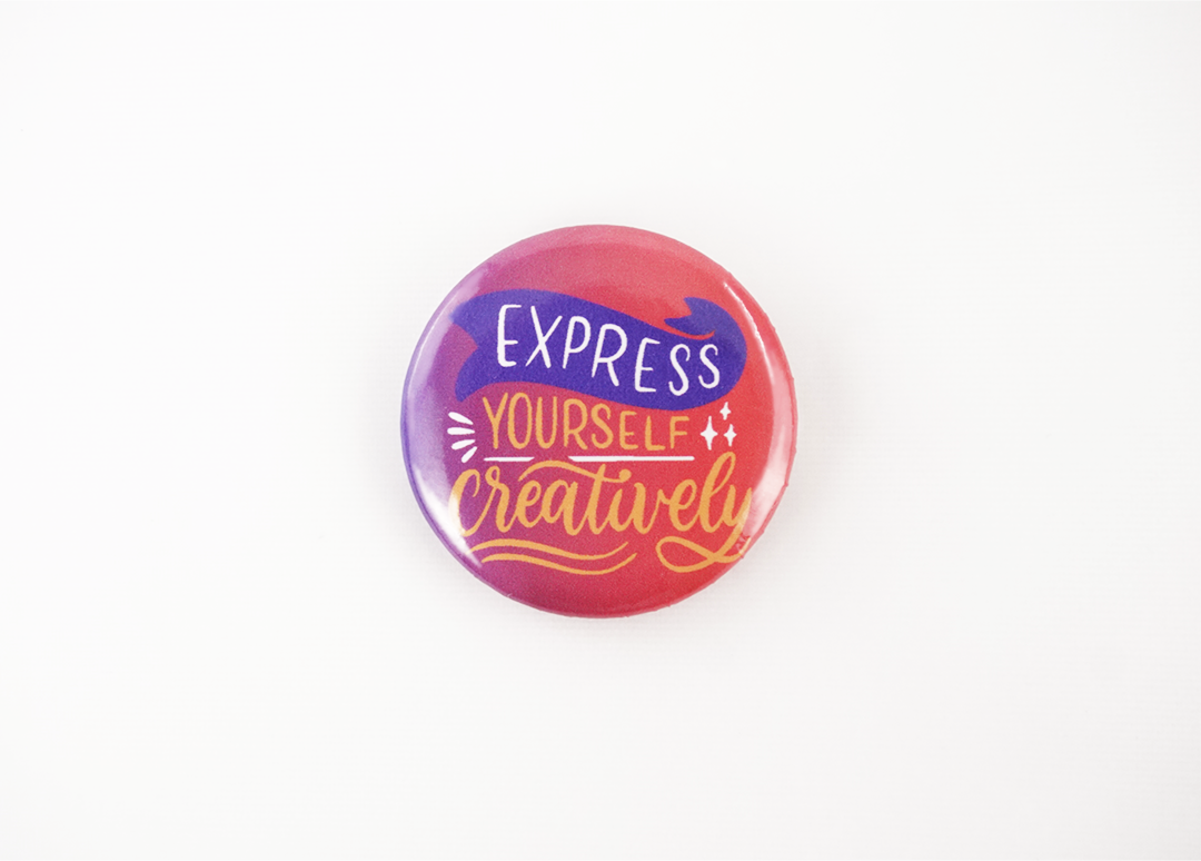 Zart Tinplate Badge Button Badges Cute Lapel Pins