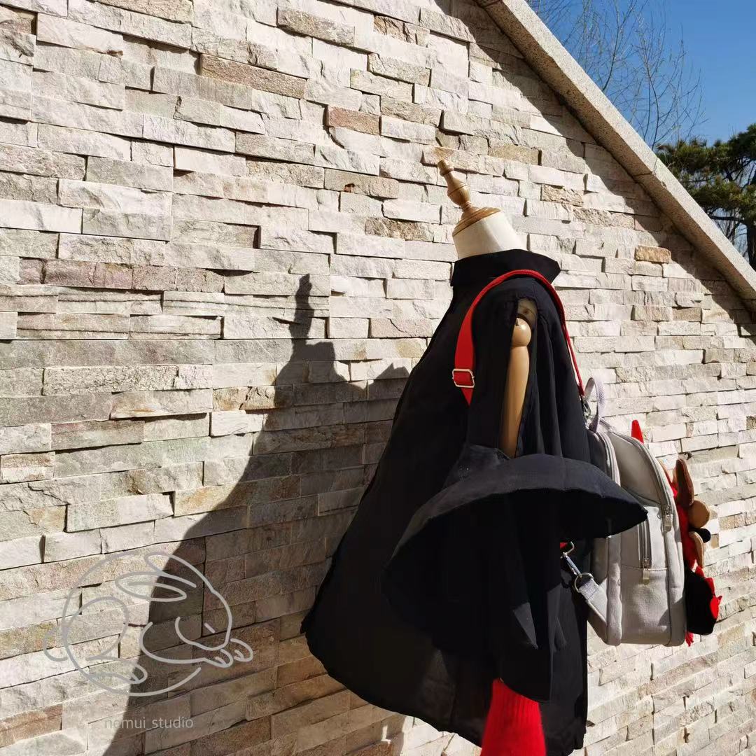 White Dragon/Black Dragon Canvas Bag