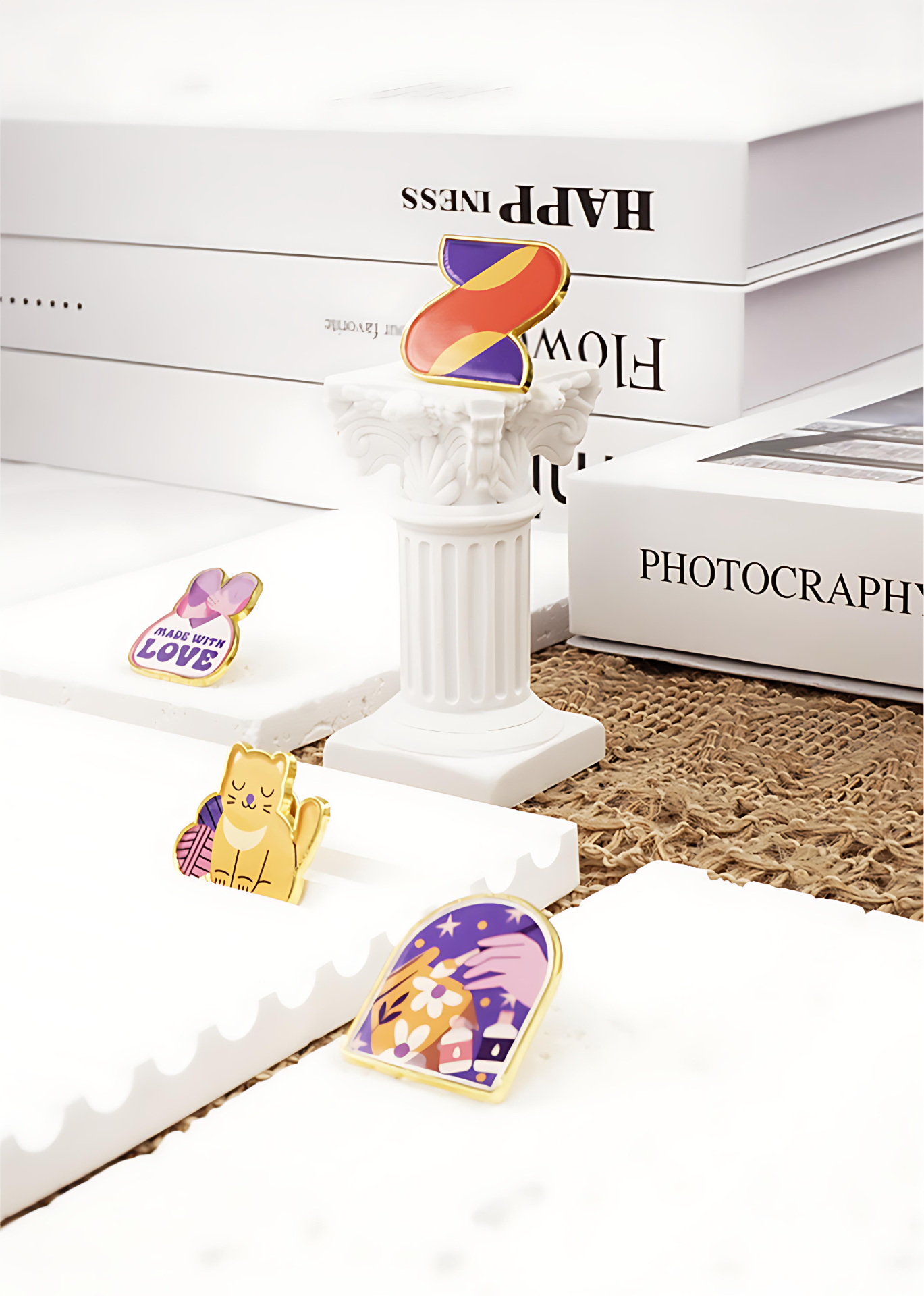 Zart Enamel Pins丨 Cute Metal Brooches丨 Cartoon Lapel Pin