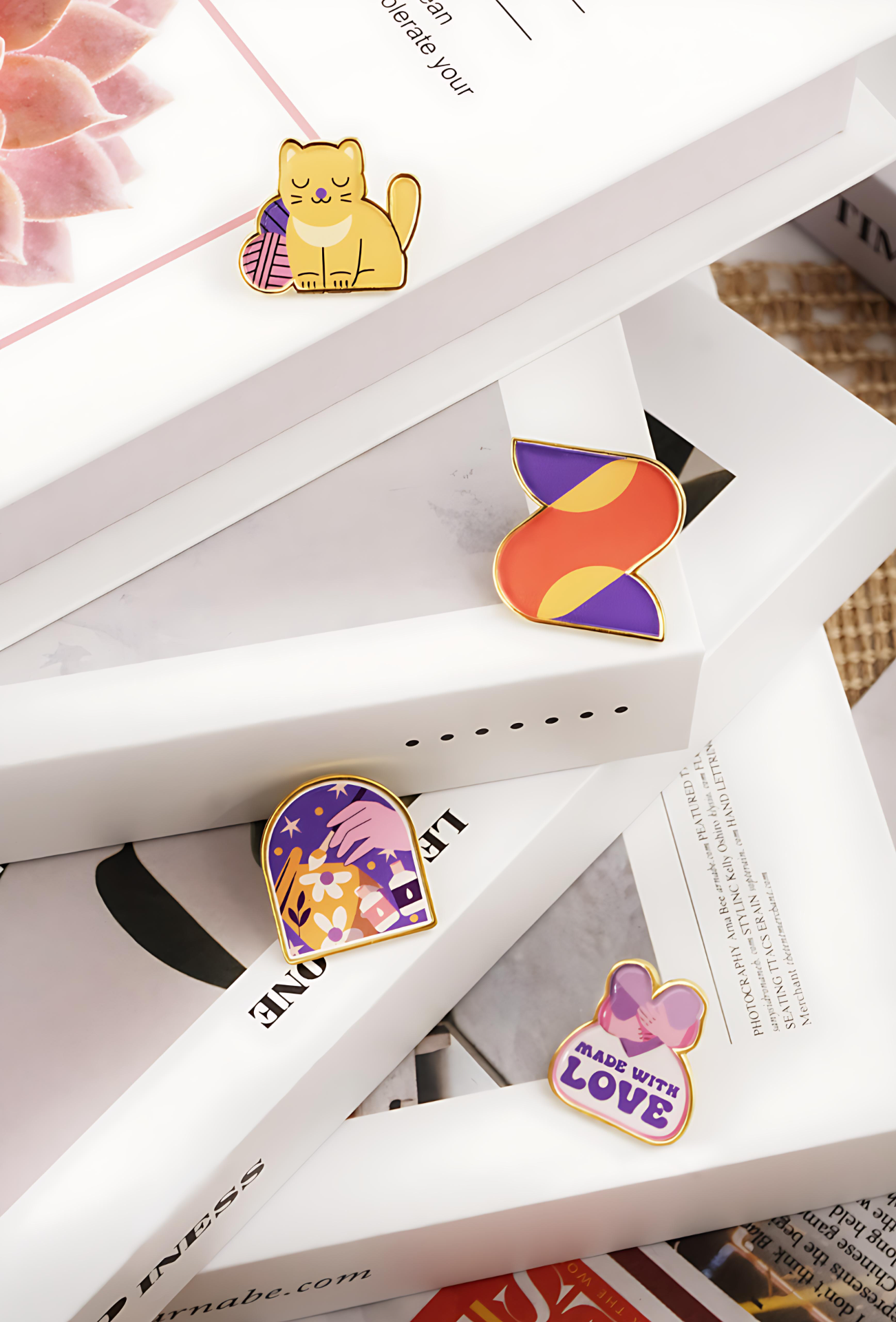 Zart Enamel Pins丨 Cute Metal Brooches丨 Cartoon Lapel Pin