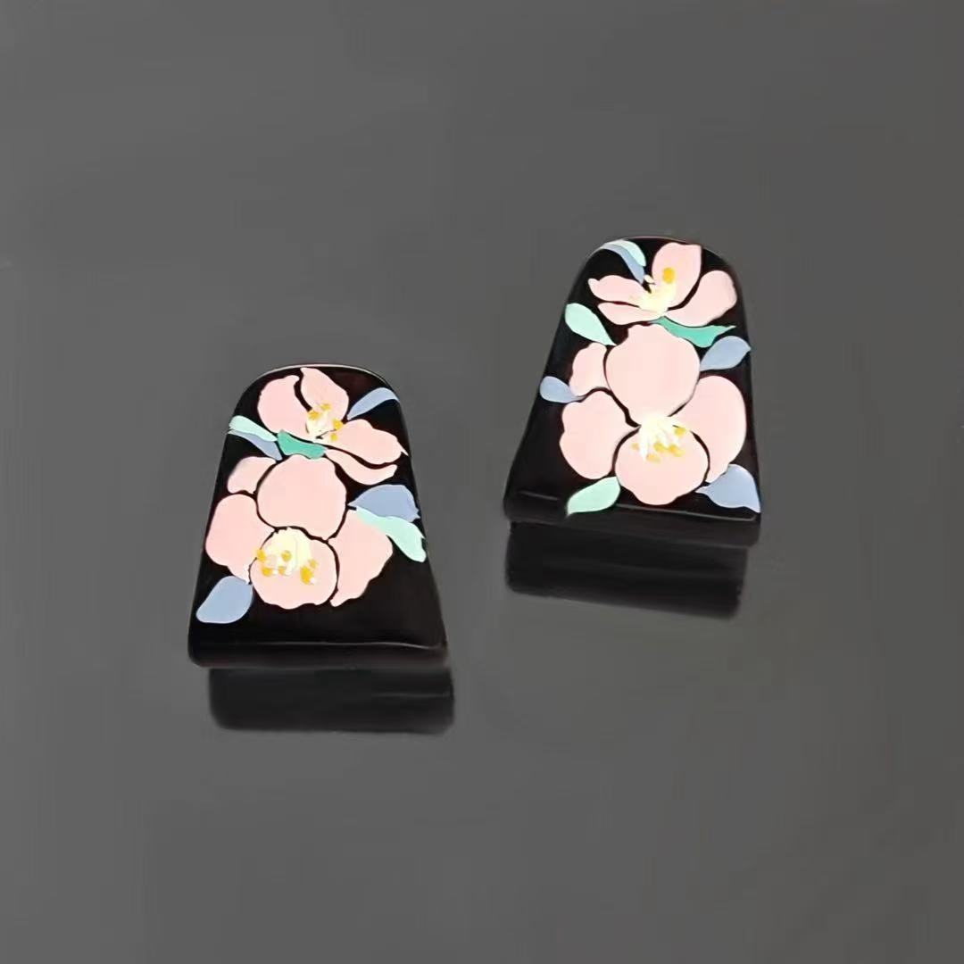 Thousand-layered Lacquer Handmade | Earrings