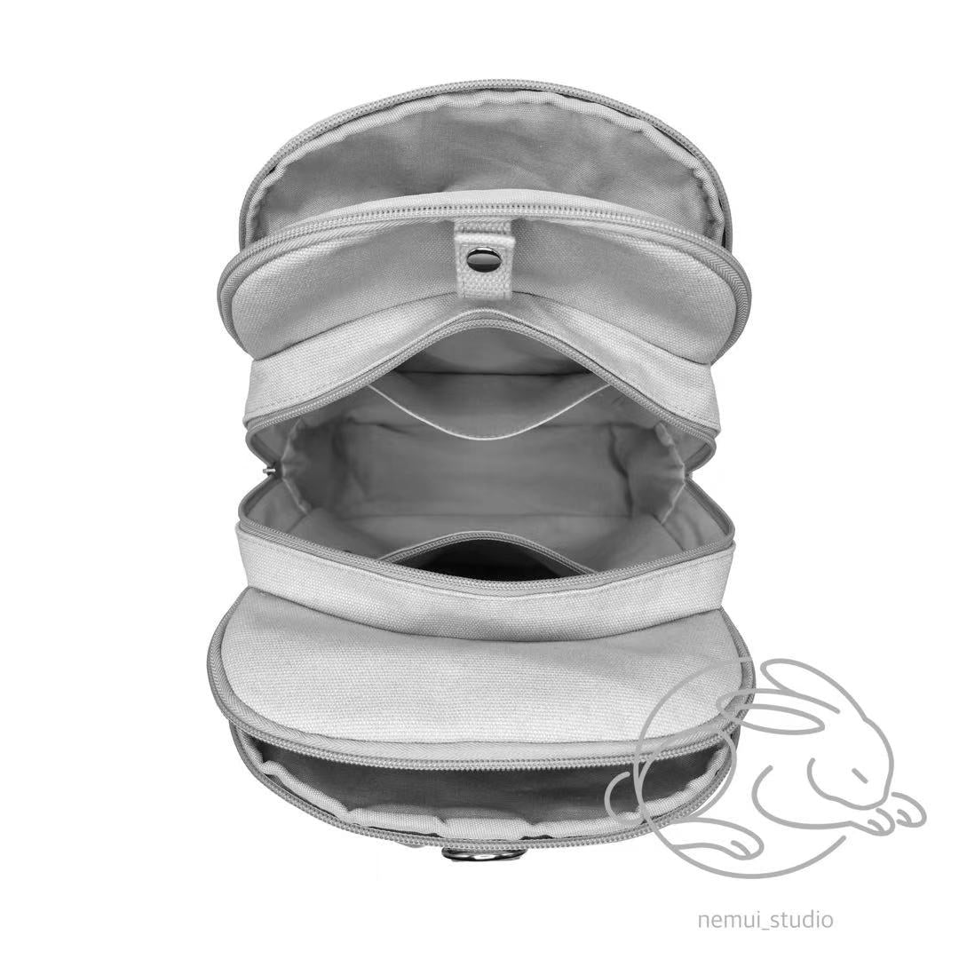 White Dragon/Black Dragon Canvas Bag