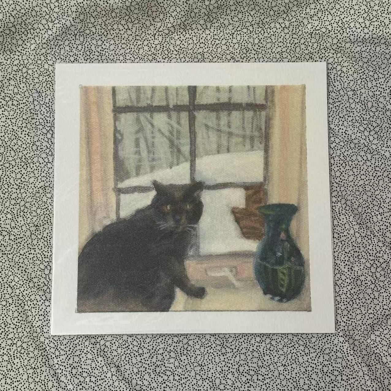 Multiple cat images. Prints of acrylic paintings. Choose the one you like