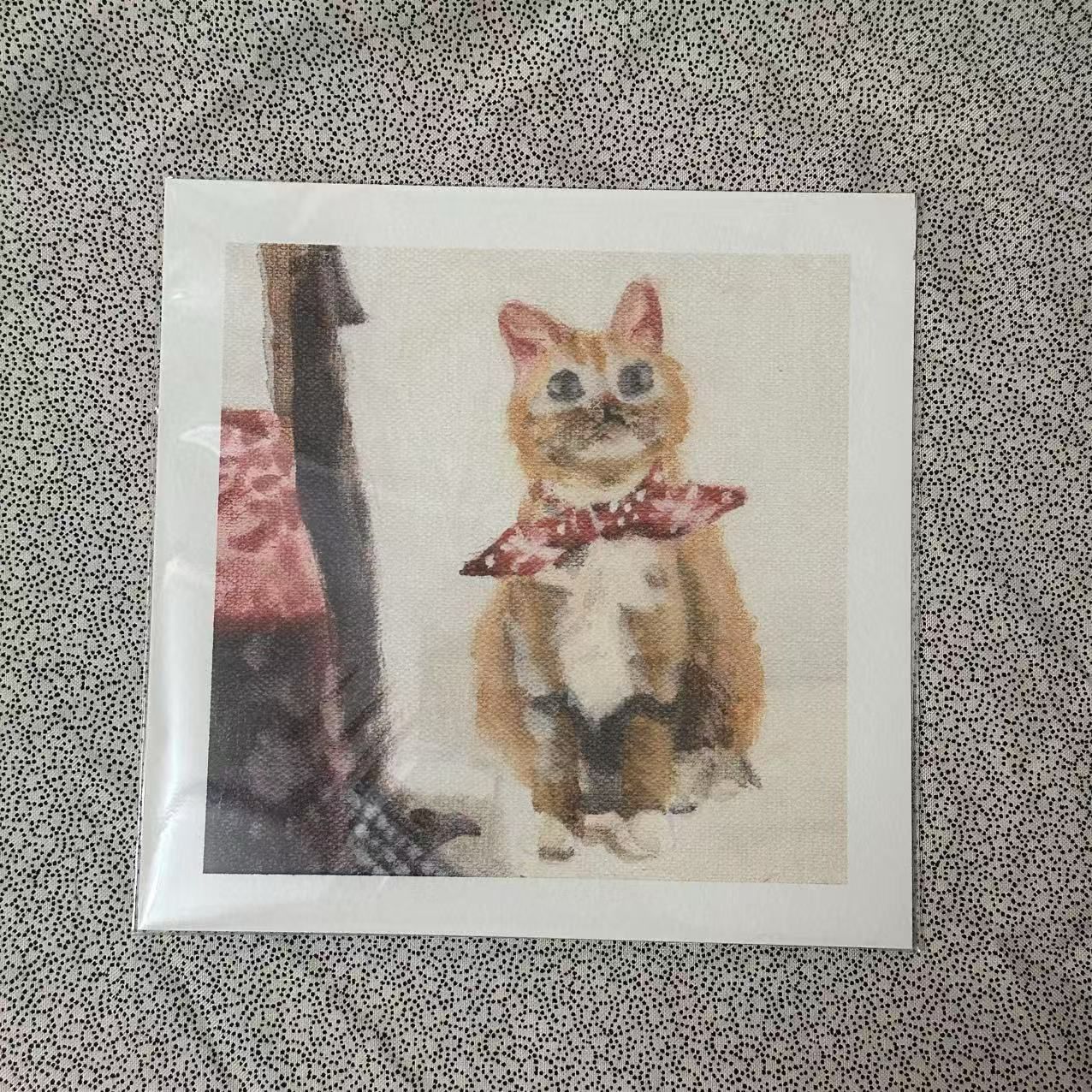 Multiple cat images. Prints of acrylic paintings. Choose the one you like