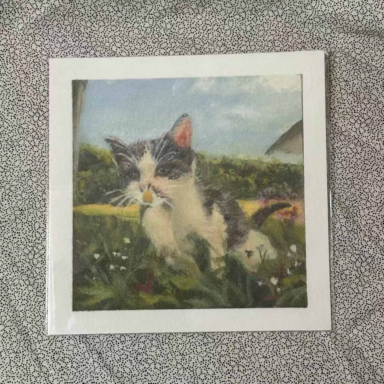 Multiple cat images. Prints of acrylic paintings. Choose the one you like