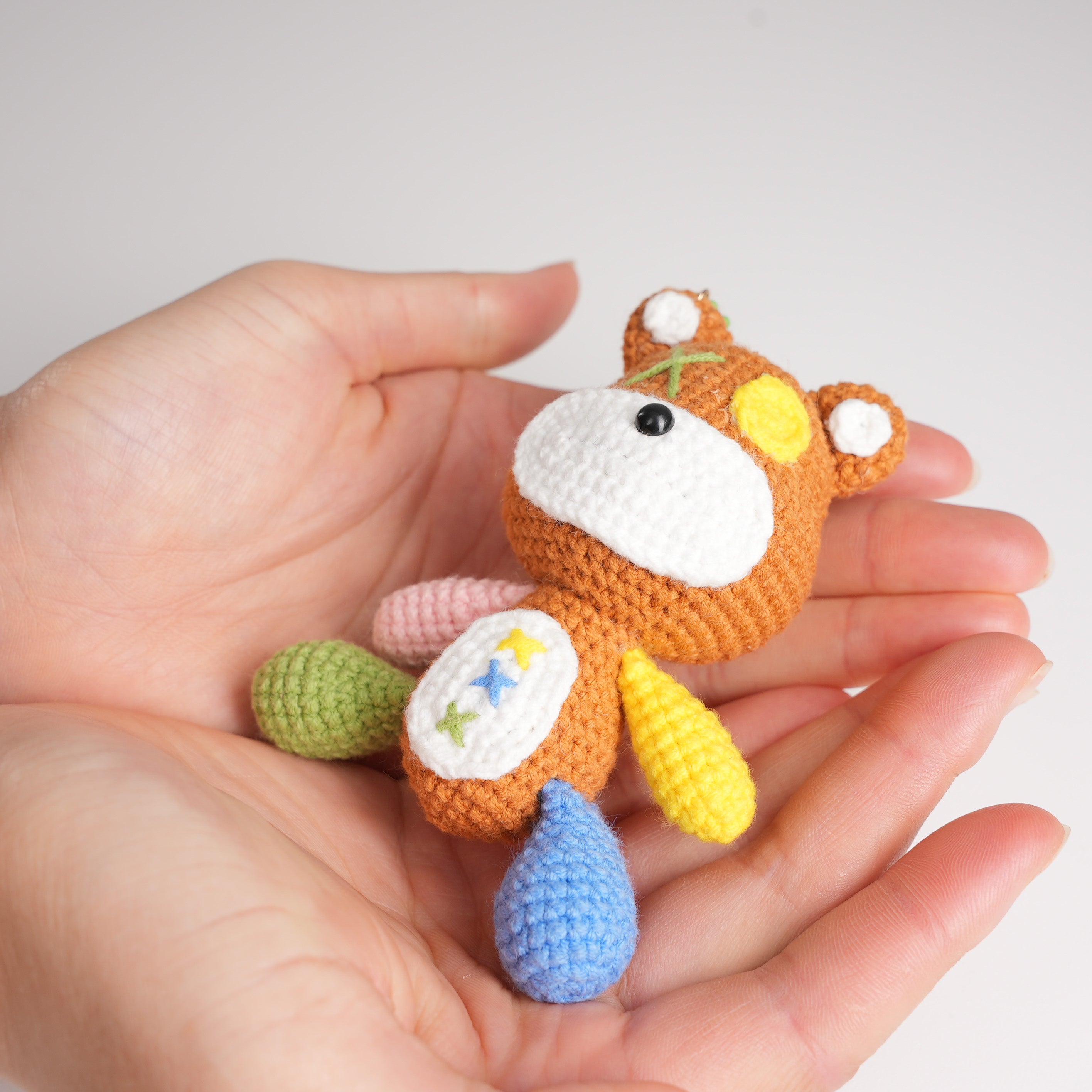 Chloe's Animal Crochet Charm Keychain