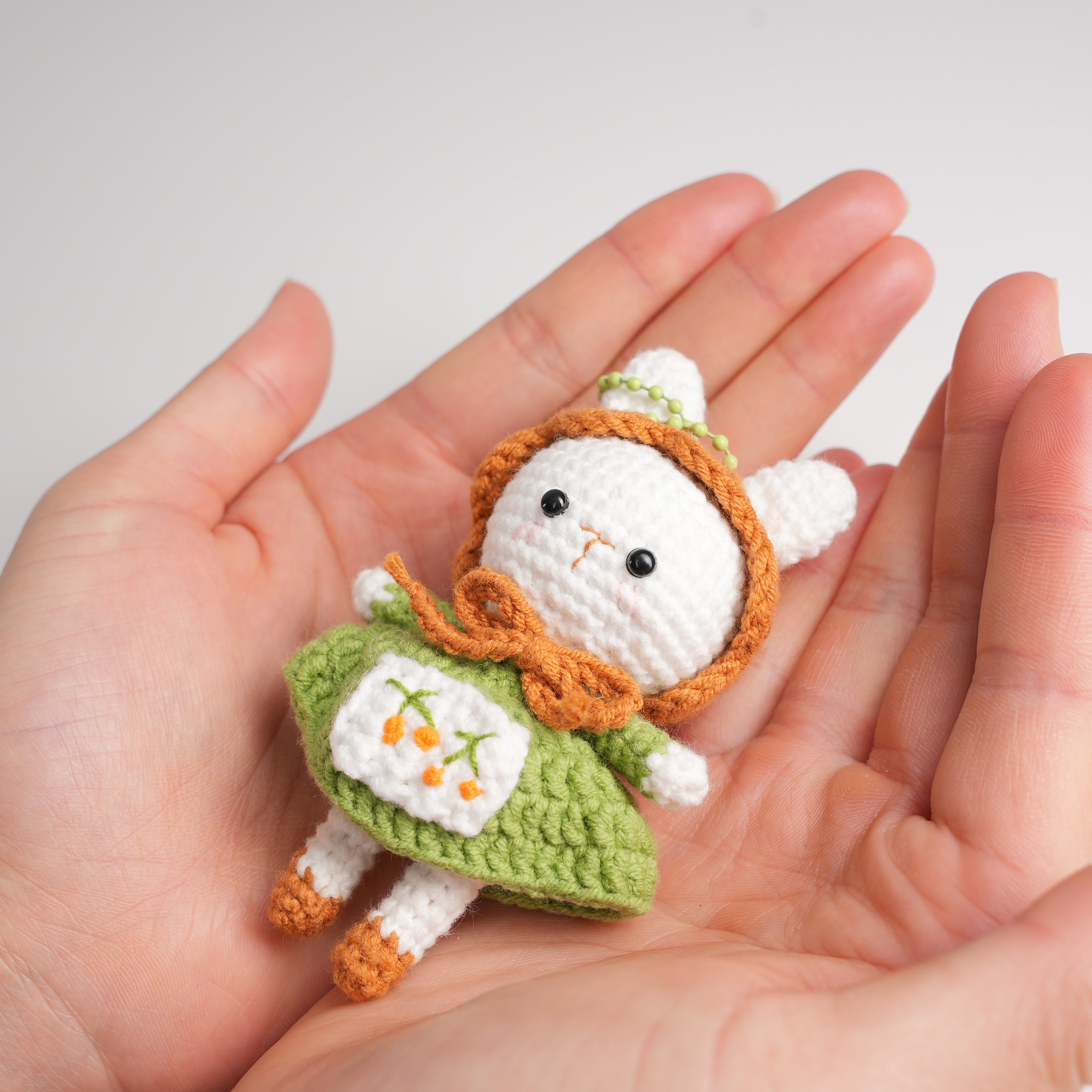 Chloe's Animal Crochet Charm Keychain