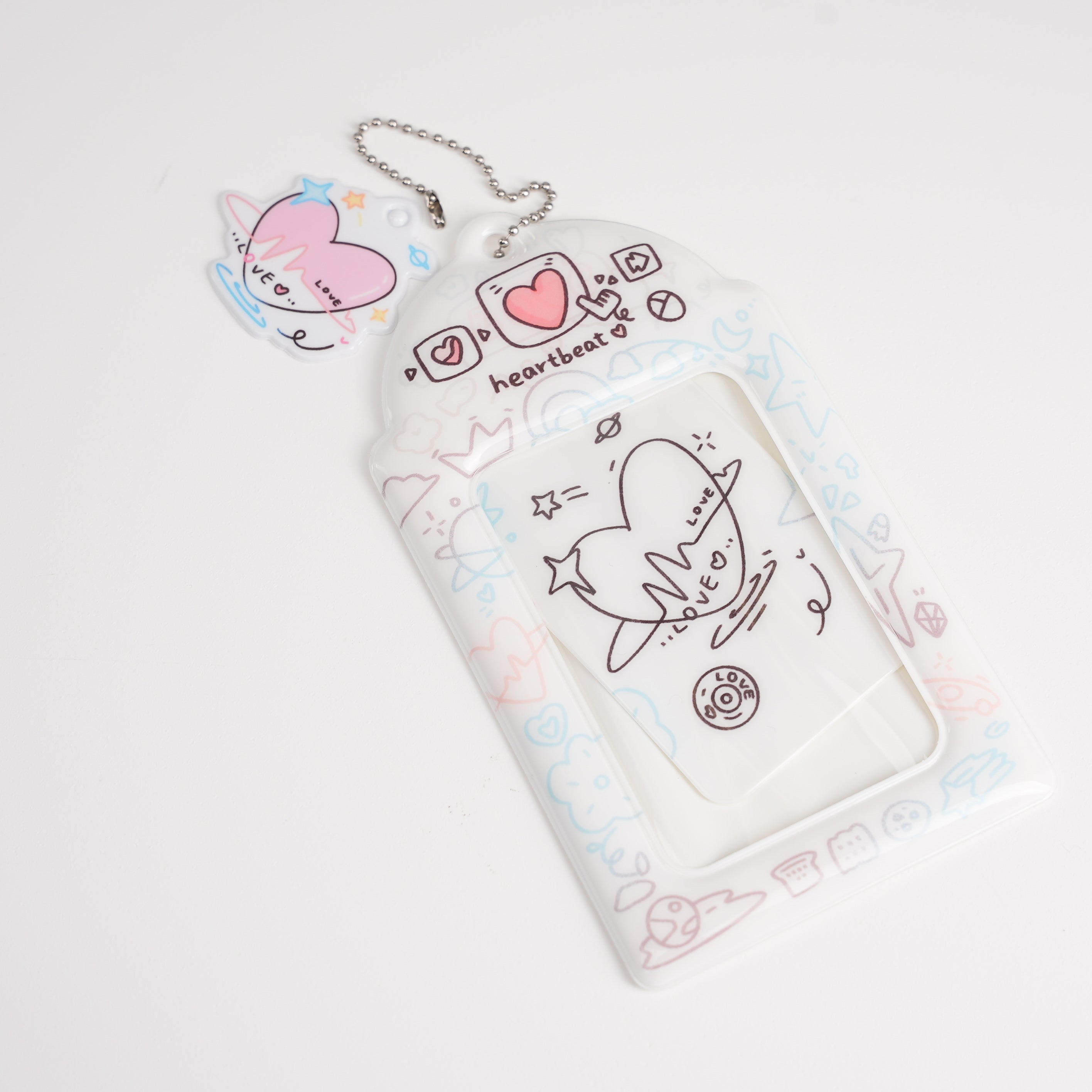 Heart design Card Holder For ID card