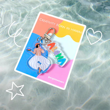 Aloha Keychains – Art in Your Pocket! 🌺✨