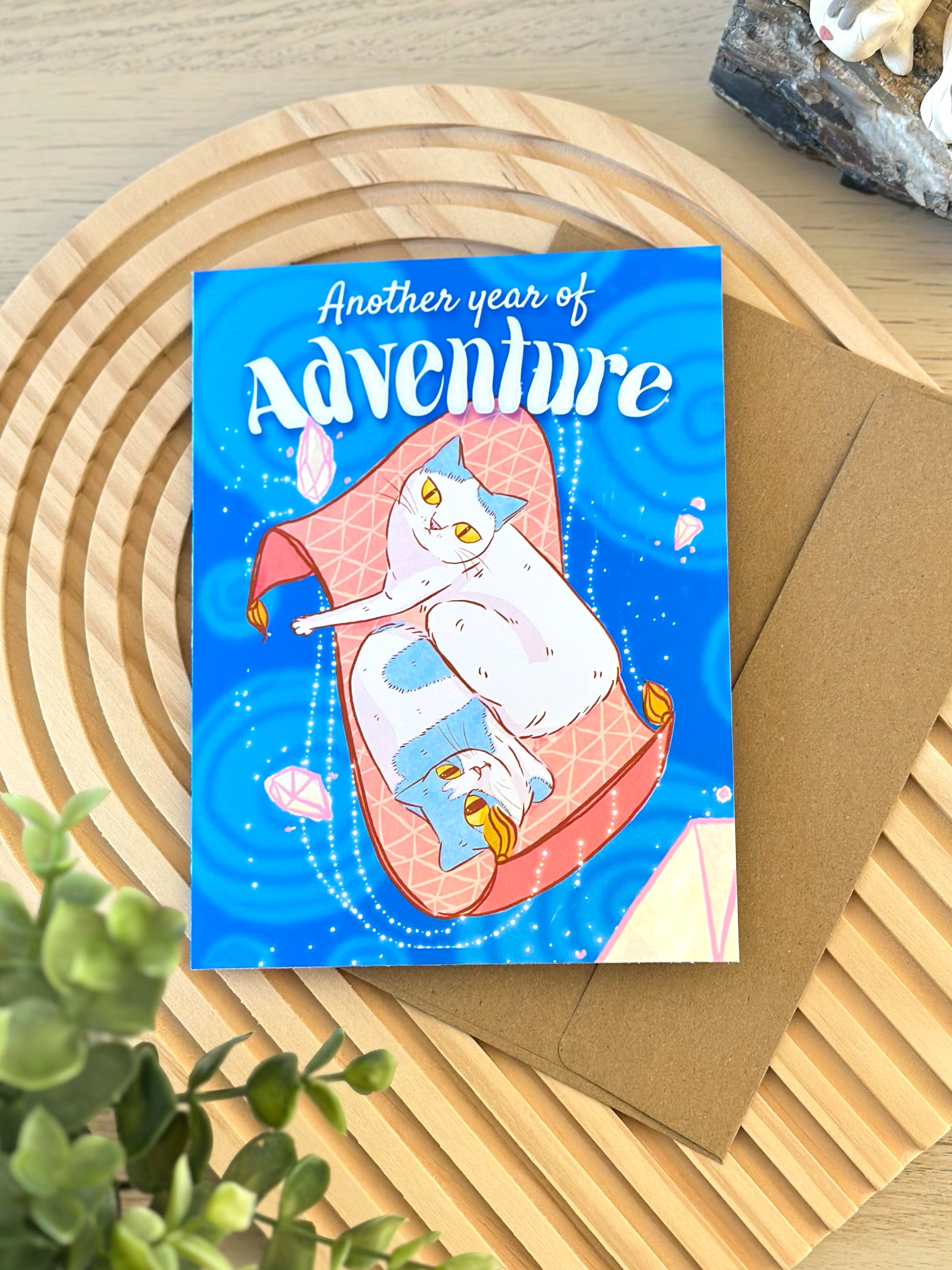 Another Year of Adventure Milestone greeting Card