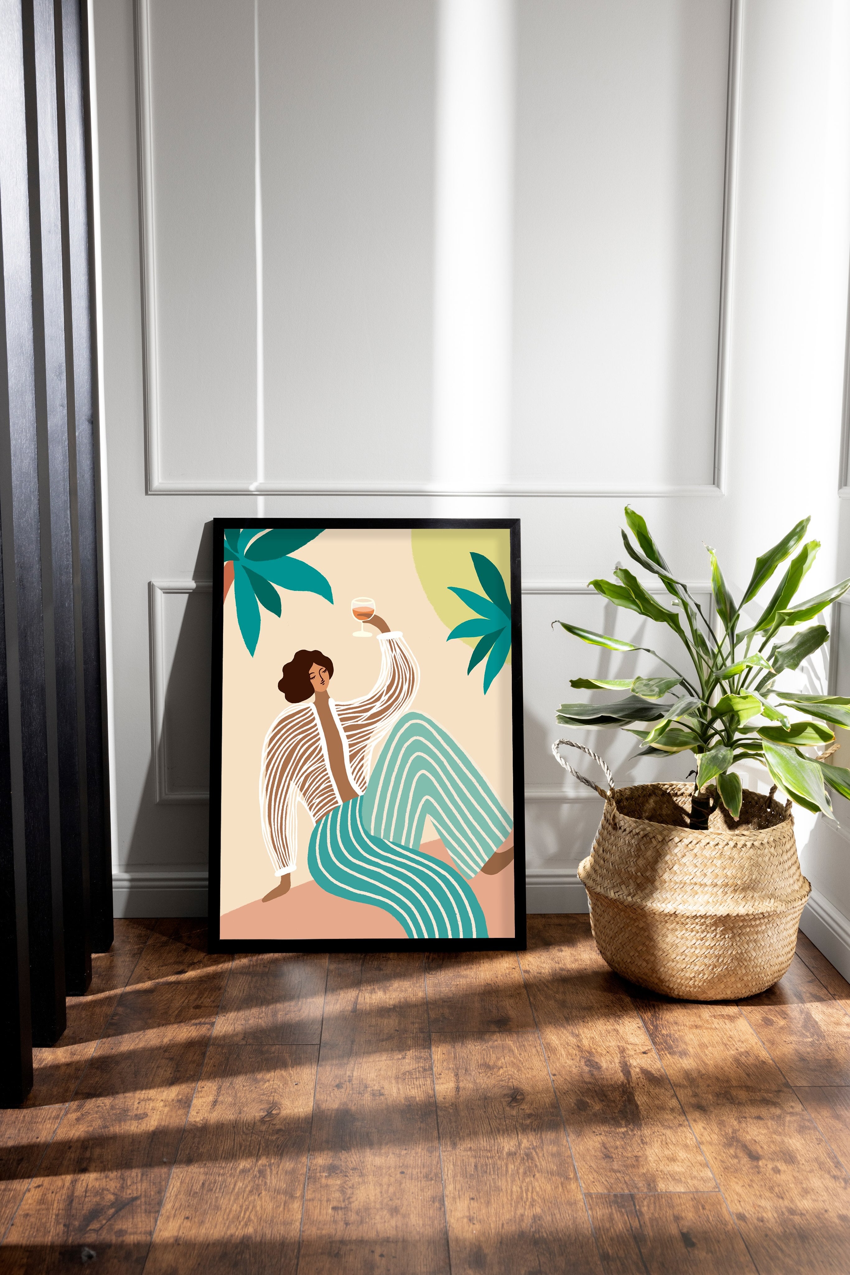 "Cheers to Chill " Matted Print – Inspired by Hawaii