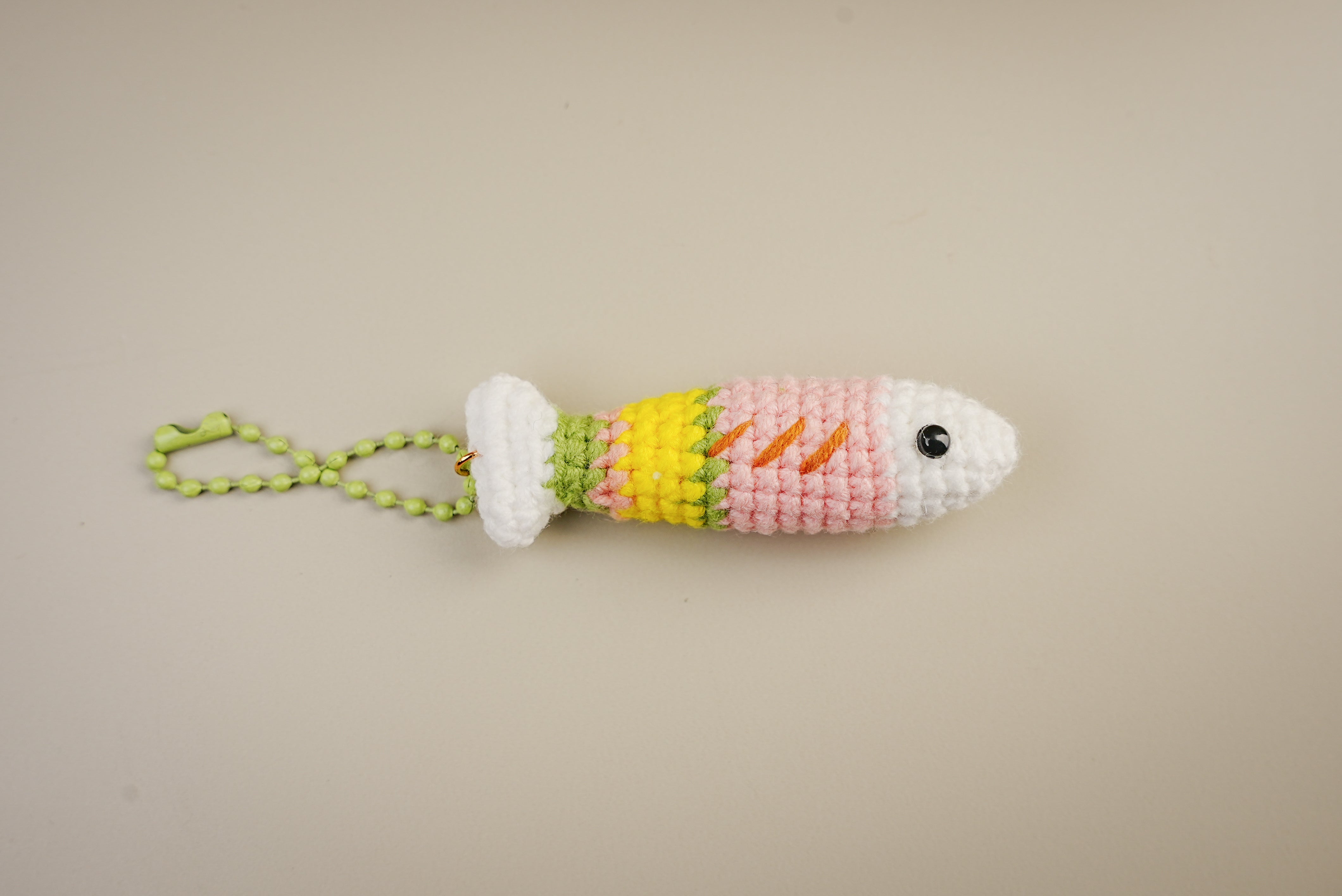 Chloe's Funny Crochet Charm Keychain