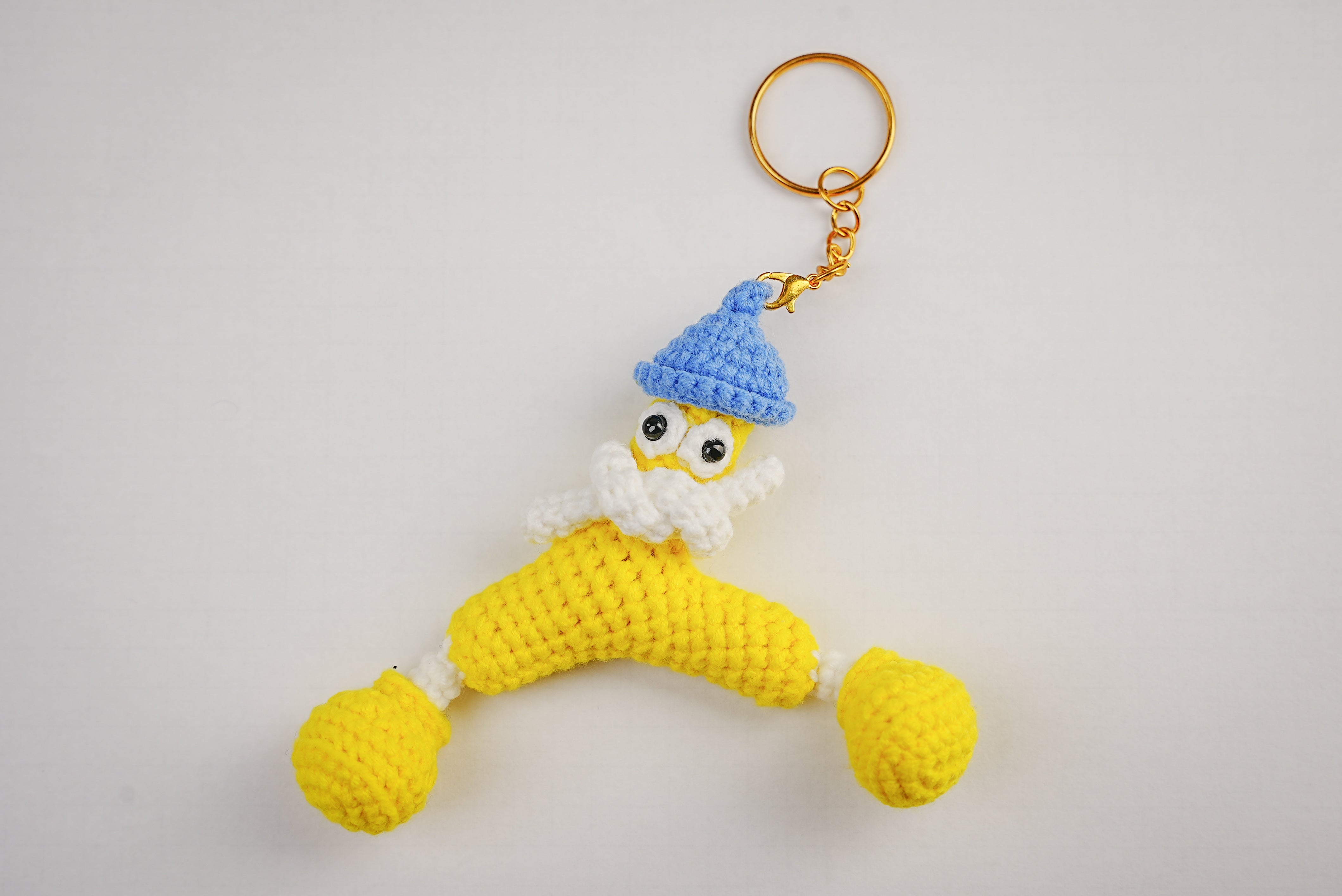 Chloe's Funny Crochet Charm Keychain