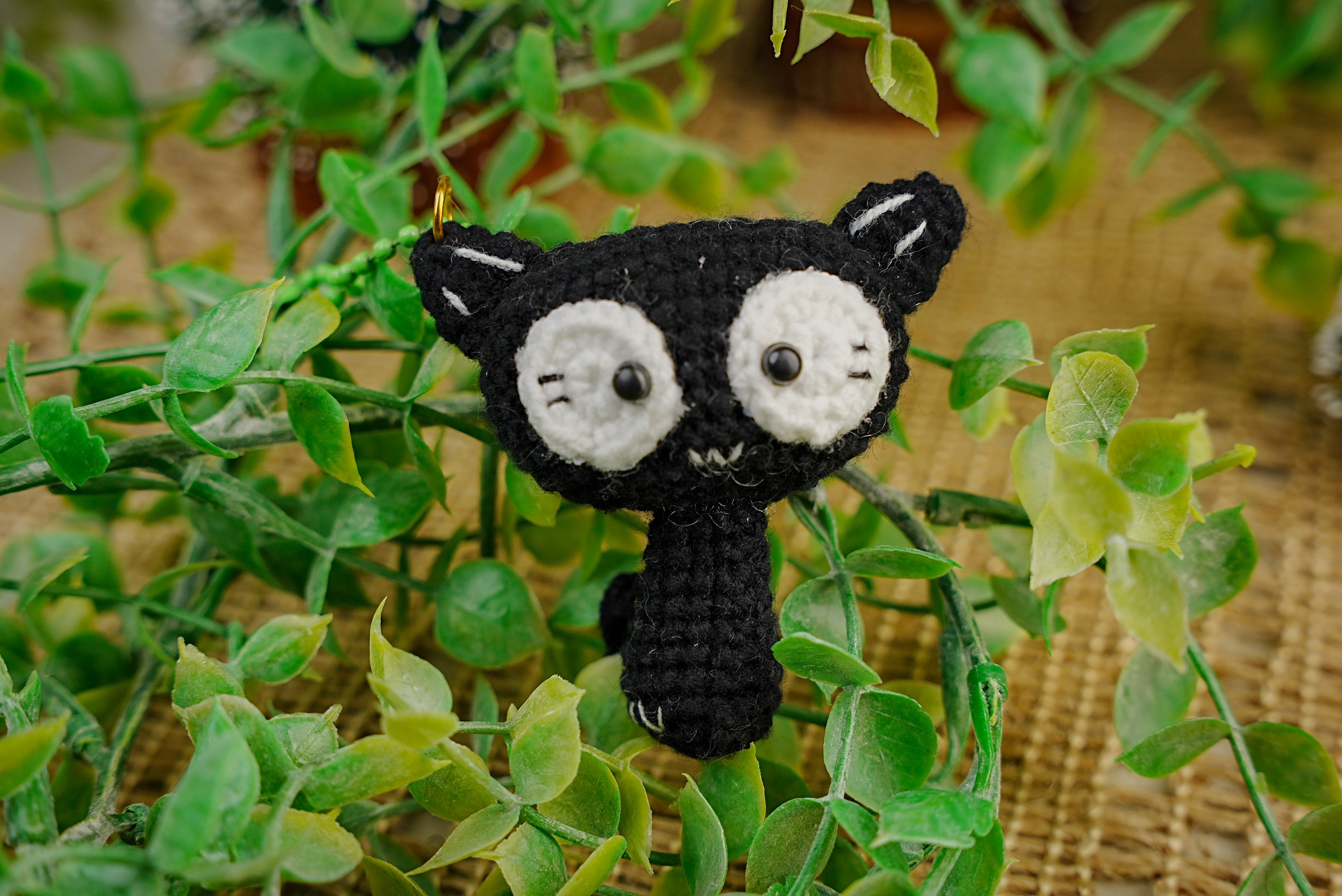 Chloe's Animal Crochet Charm Keychain