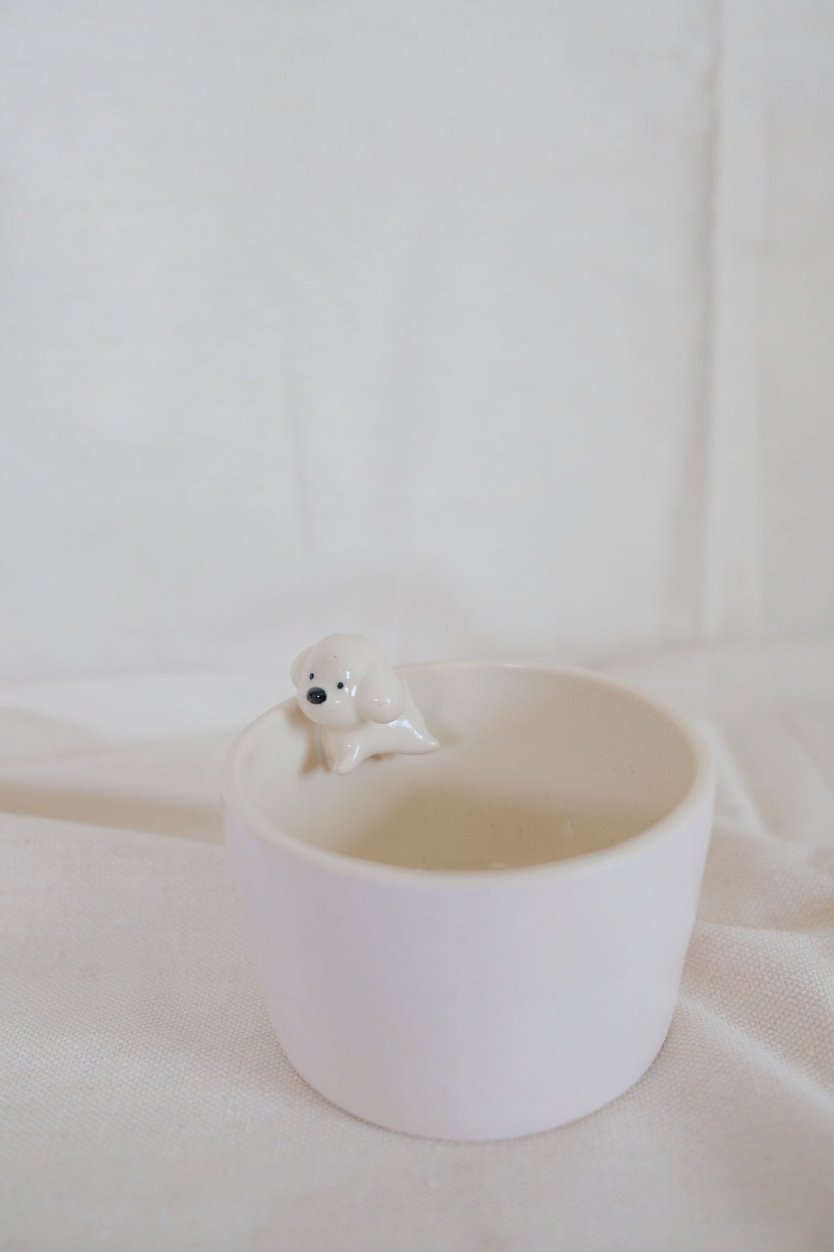 Pre-orders | CUSTOMIZED | Handmade Ceramic Swimming Puppy/Kitty Cup – 250ml | Cute Coffee Mug | Animal Lover Gift