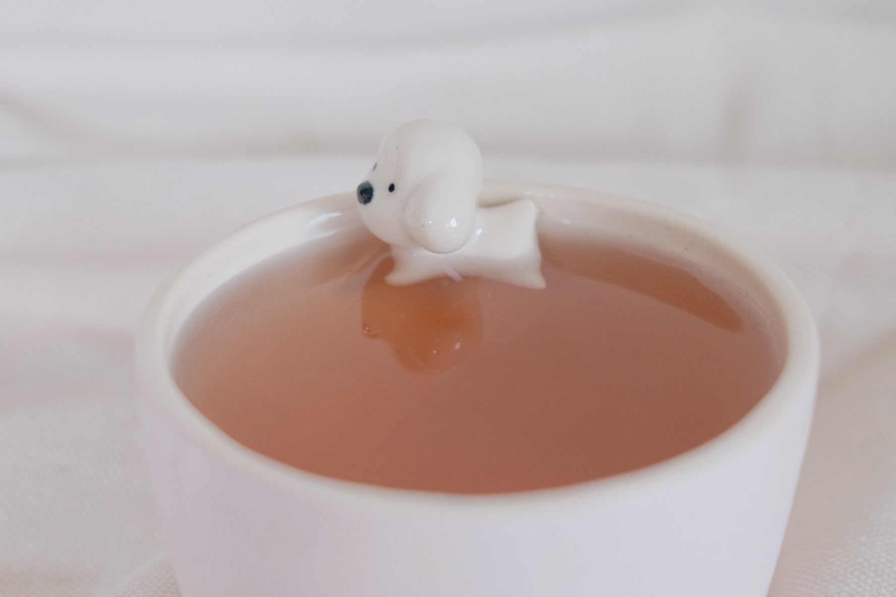 Pre-orders | CUSTOMIZED | Handmade Ceramic Swimming Puppy/Kitty Cup – 250ml | Cute Coffee Mug | Animal Lover Gift