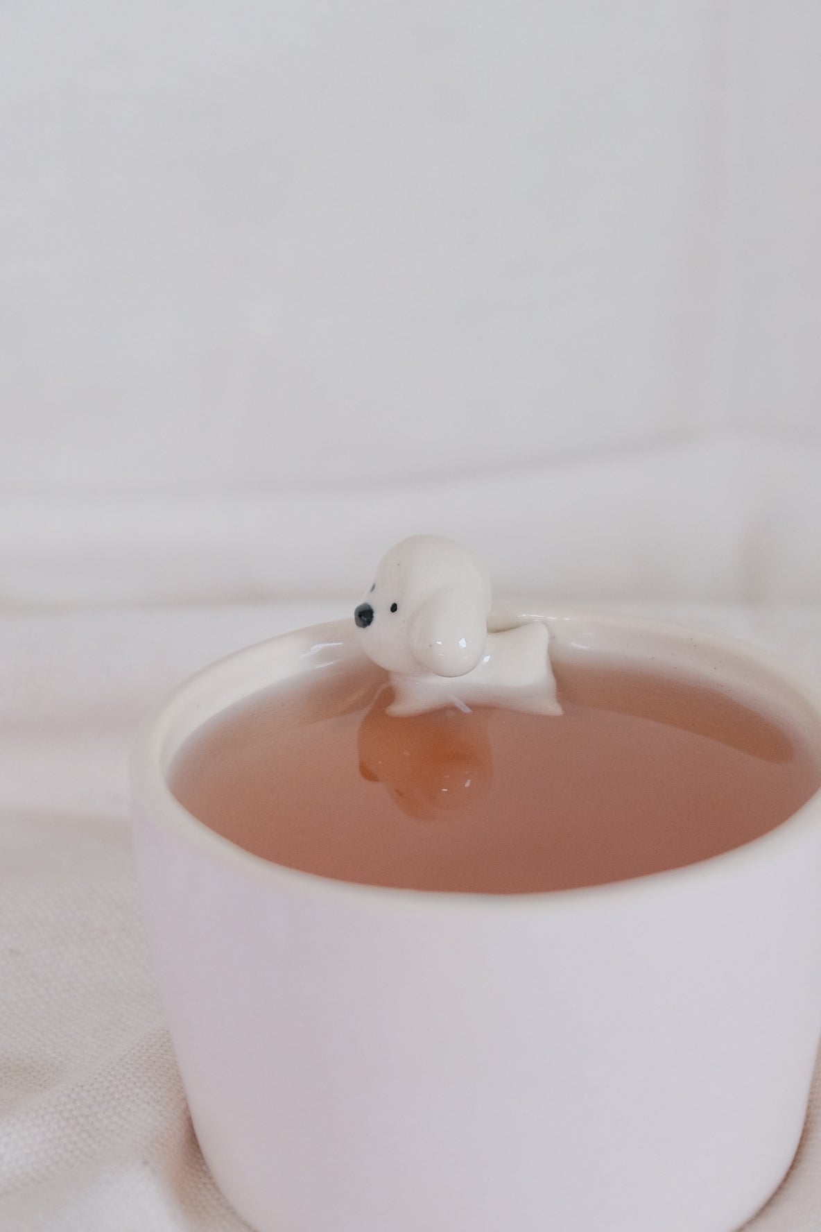 Pre-orders | CUSTOMIZED | Handmade Ceramic Swimming Puppy/Kitty Cup – 250ml | Cute Coffee Mug | Animal Lover Gift