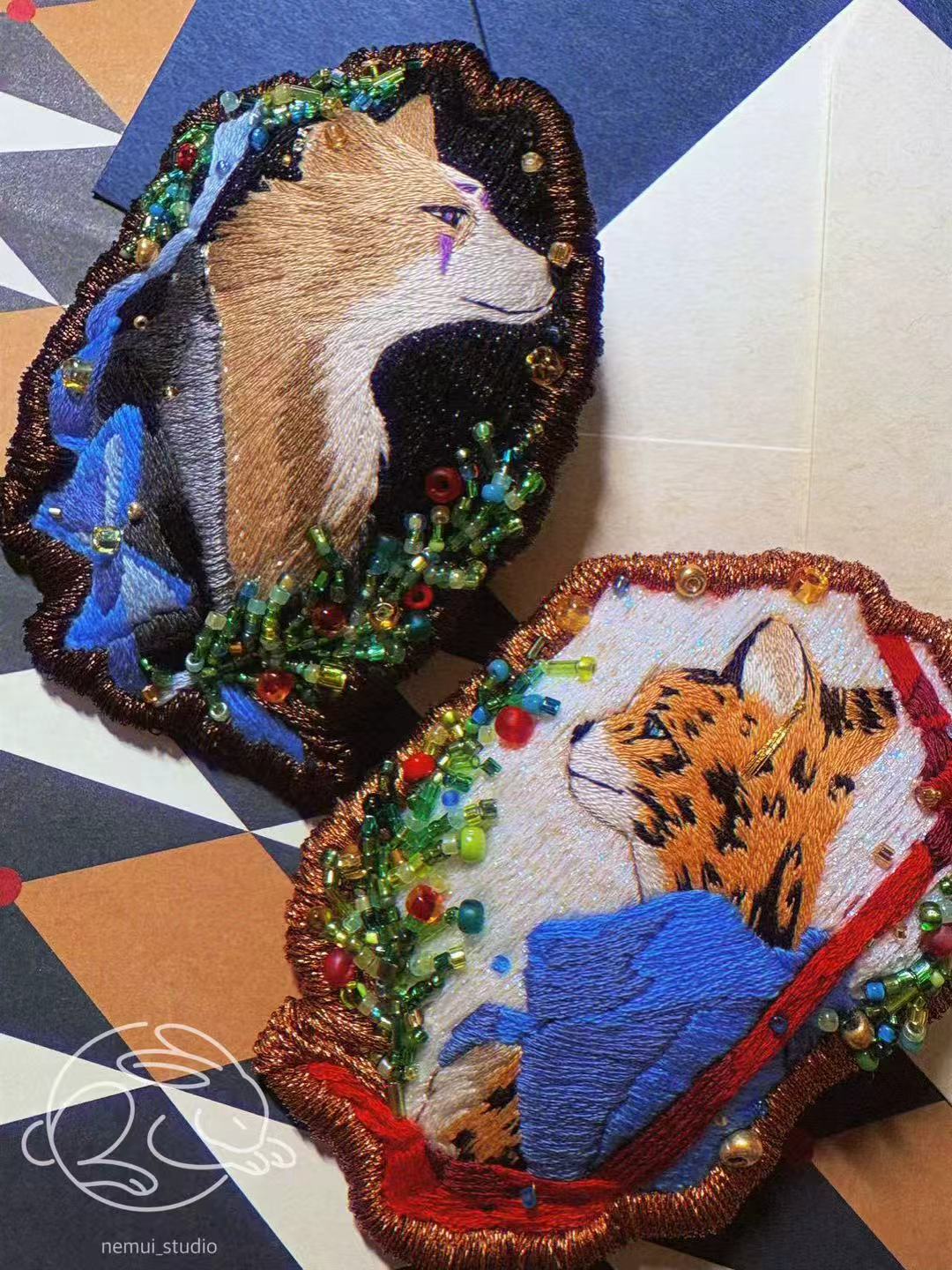 Animal/Portrait Handmade Embroidery Customization