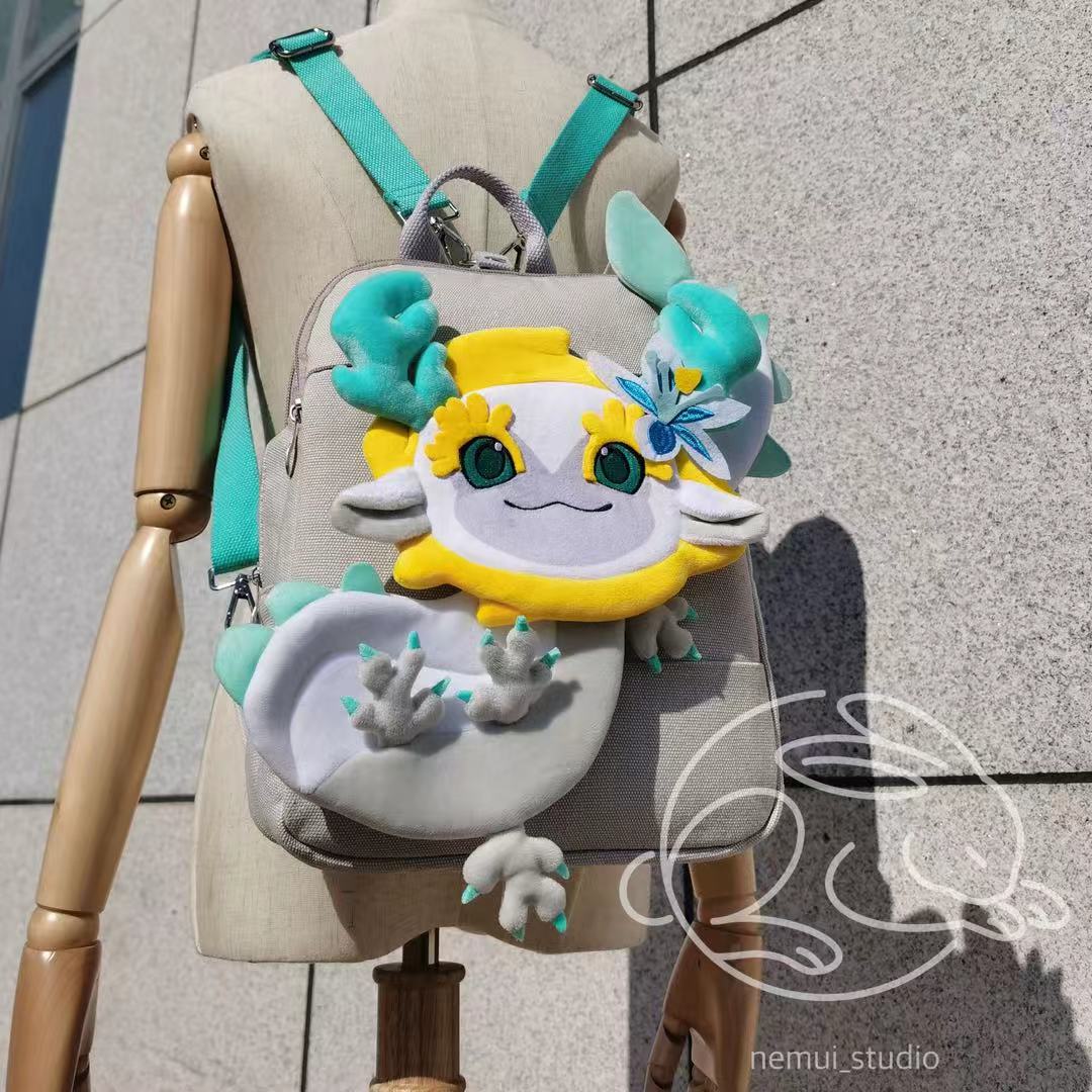 White Dragon/Black Dragon Canvas Bag