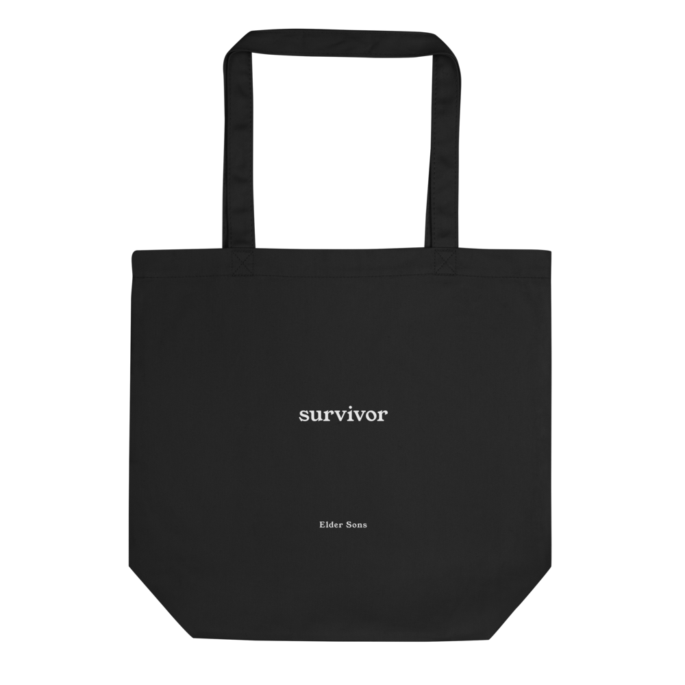 "survivor" minimalist Tote Bag