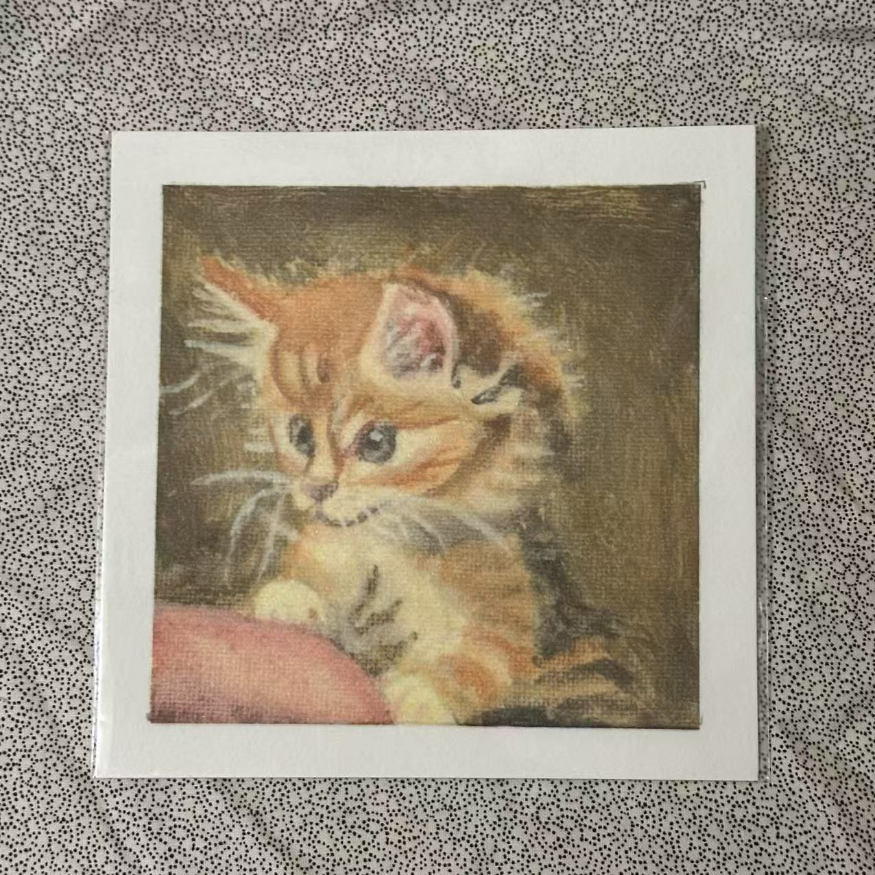 Multiple cat images. Prints of acrylic paintings. Choose the one you like