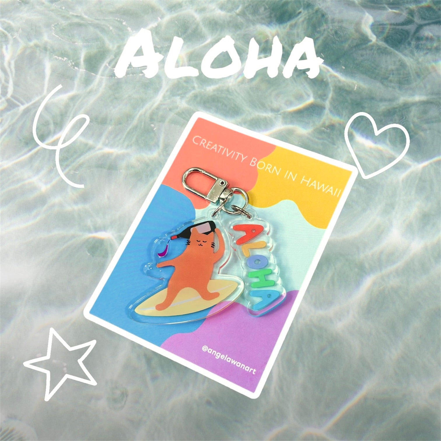 Aloha Keychains – Art in Your Pocket! 🌺✨