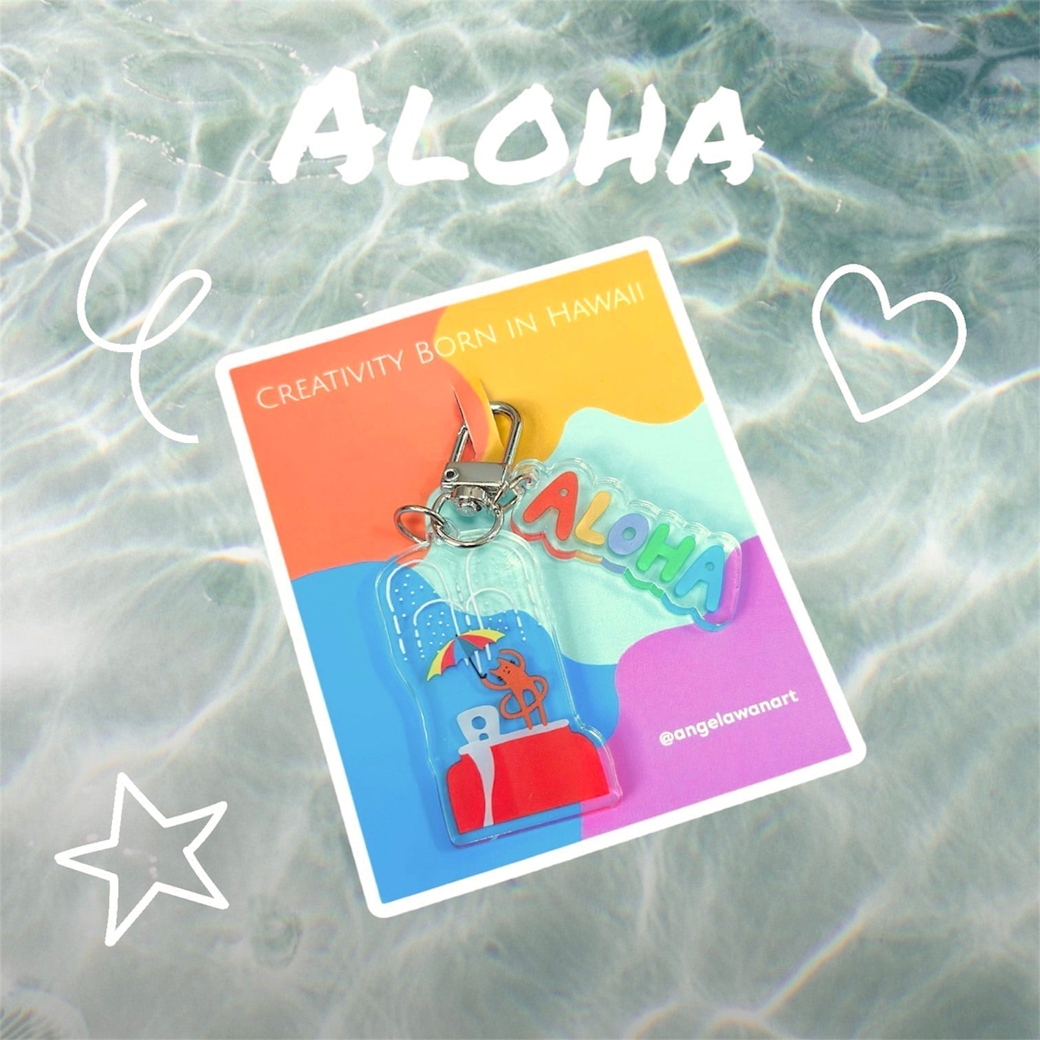 Aloha Keychains – Art in Your Pocket! 🌺✨