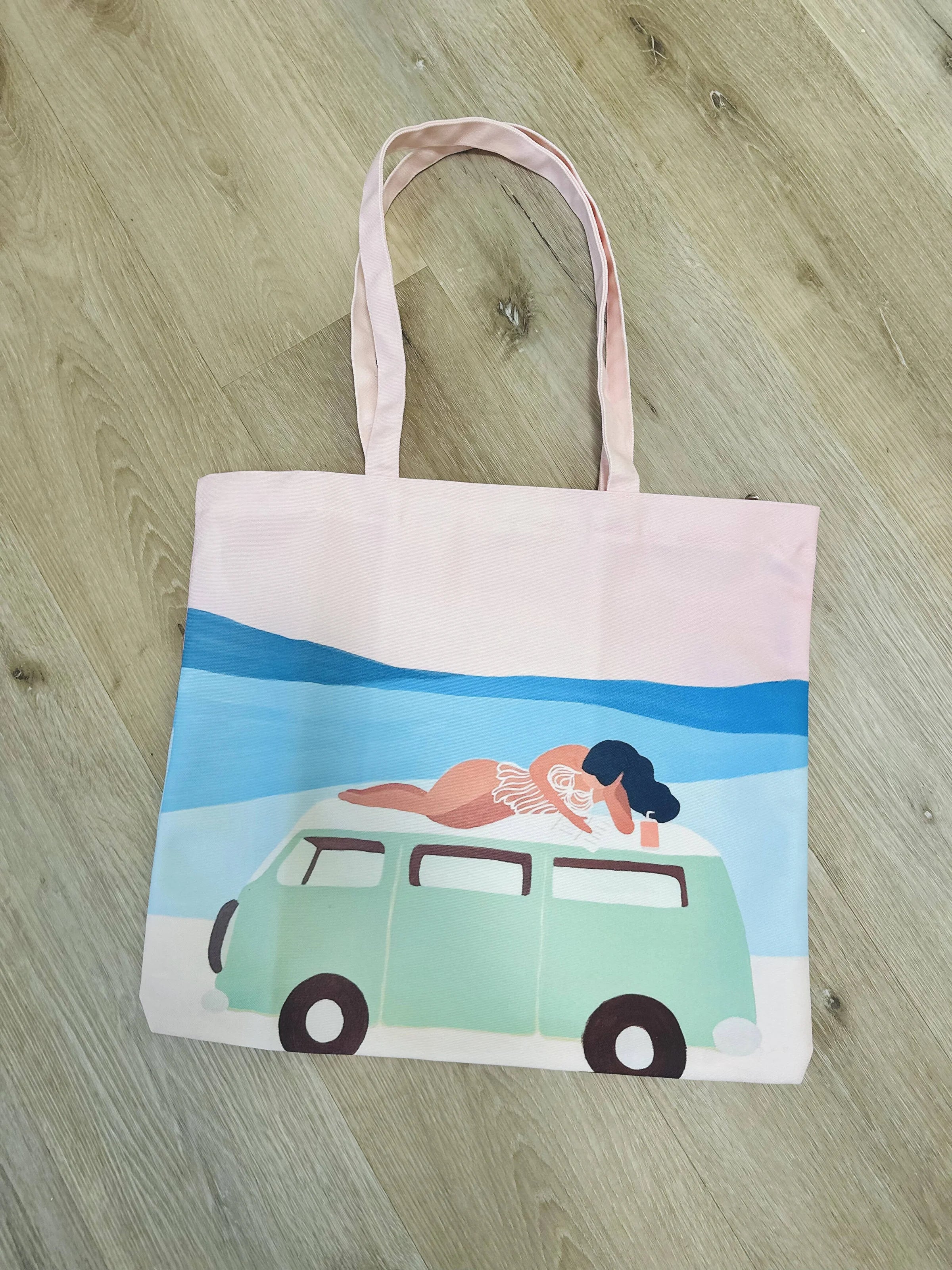 "Pages and Waves"  Tote – Inspired by Hawaii 🌊