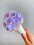 Crepe paper hydrangea ice cream cone bouquet