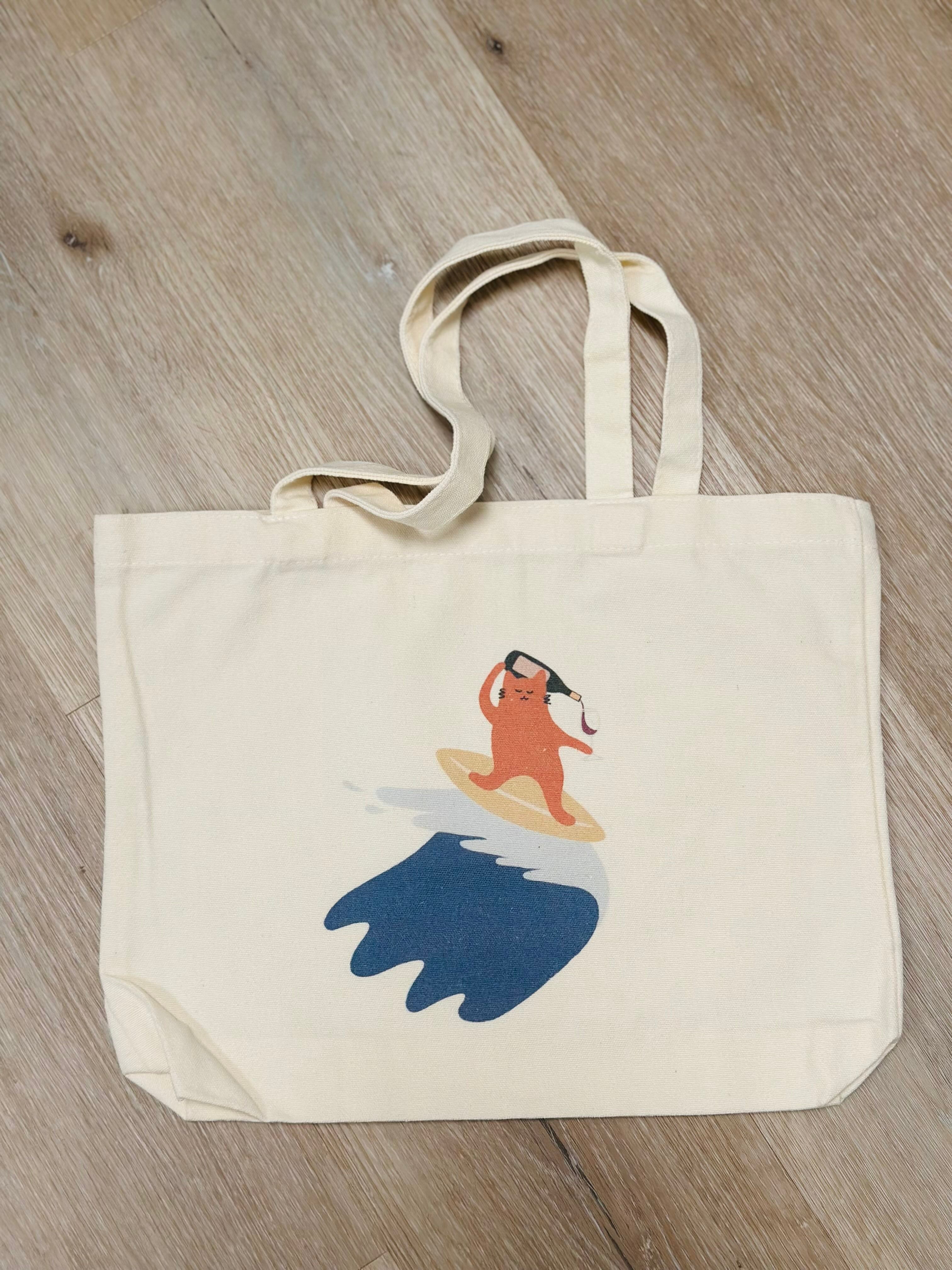 Milo the Beach Cat Tote Bag