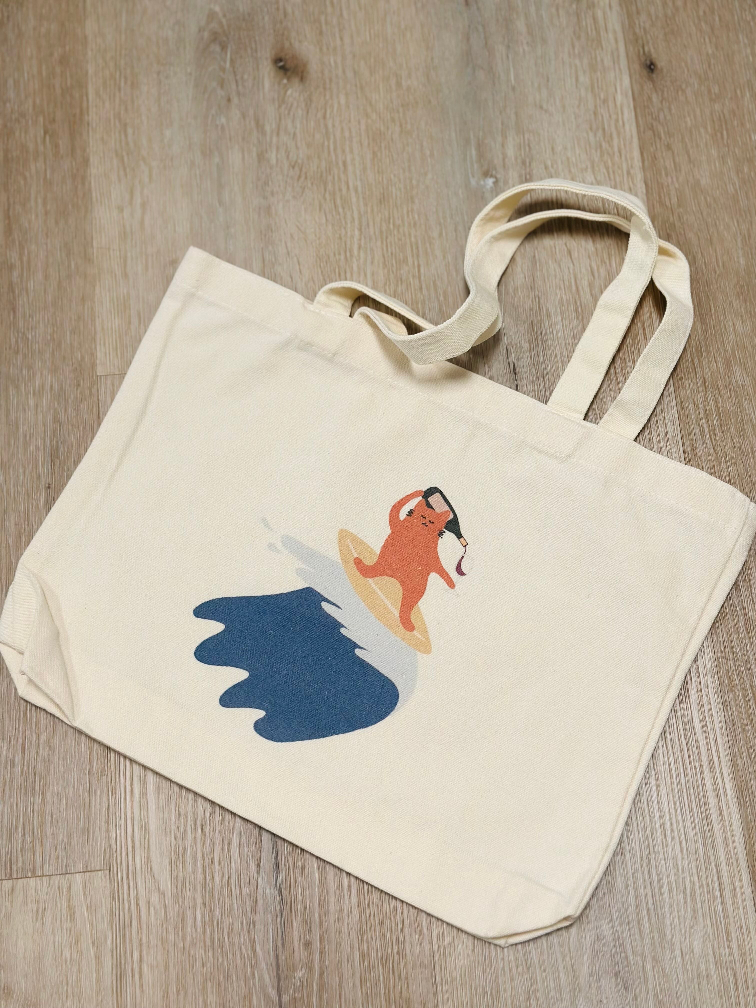 Milo the Beach Cat Tote Bag