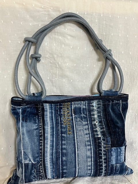 Denim and Lace Bag