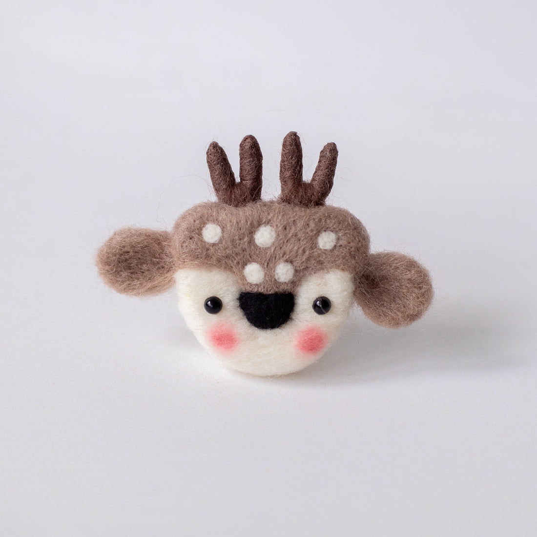 Car Air Vent Clip in the shape of Deer had from soft wool felt, vehicle air fresheners. Gift for car owner. 