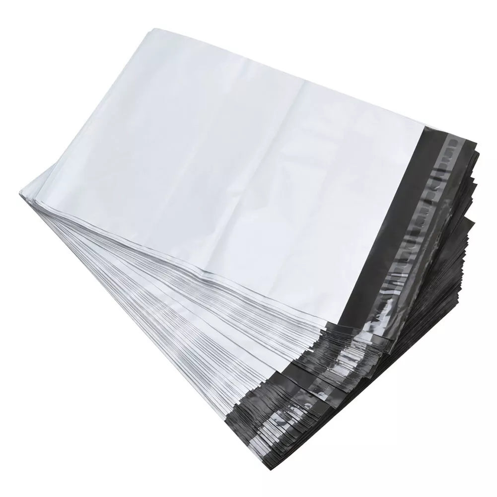 White Poly Mailers Shipping Envelopes Bags 25*35cm