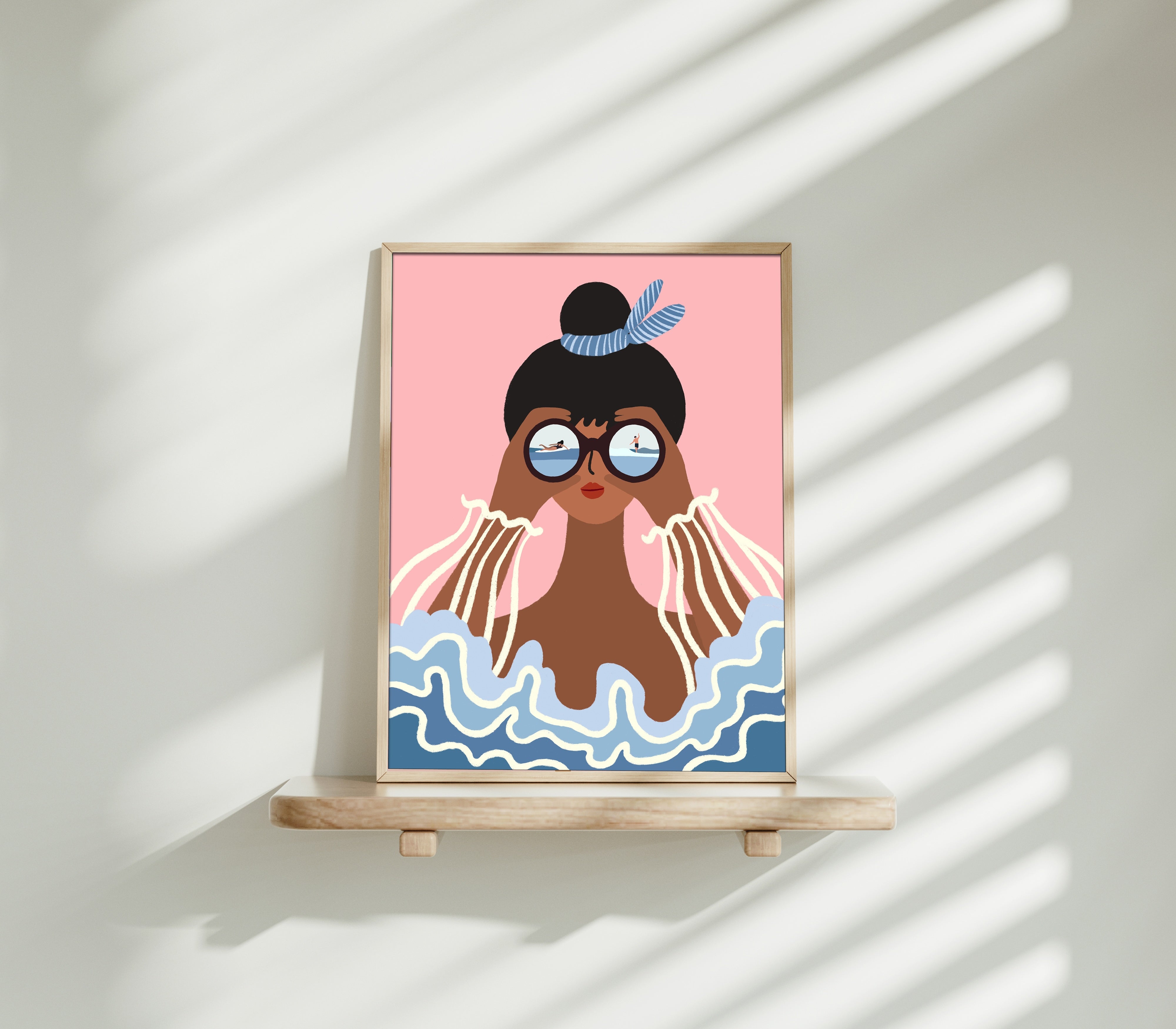 "Sea What I See" Matted Print – Inspired by Hawaii